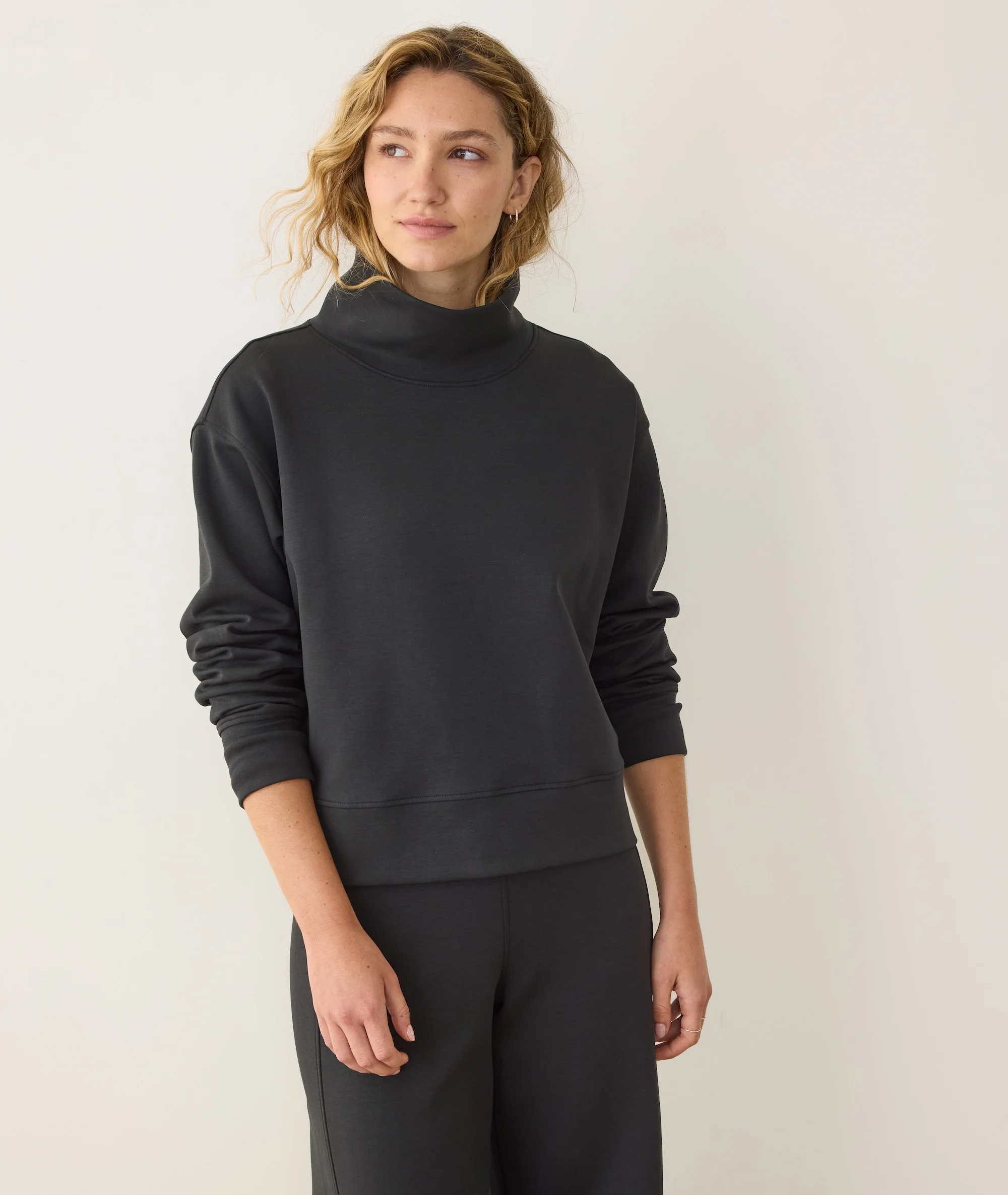 Nova Mock Neck Sweatshirt - Image 3