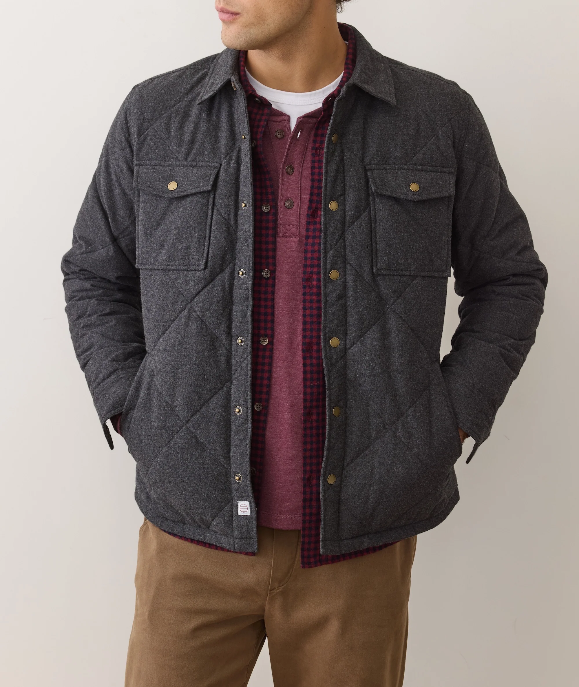 Olin Quilted Overshirt - Image 3
