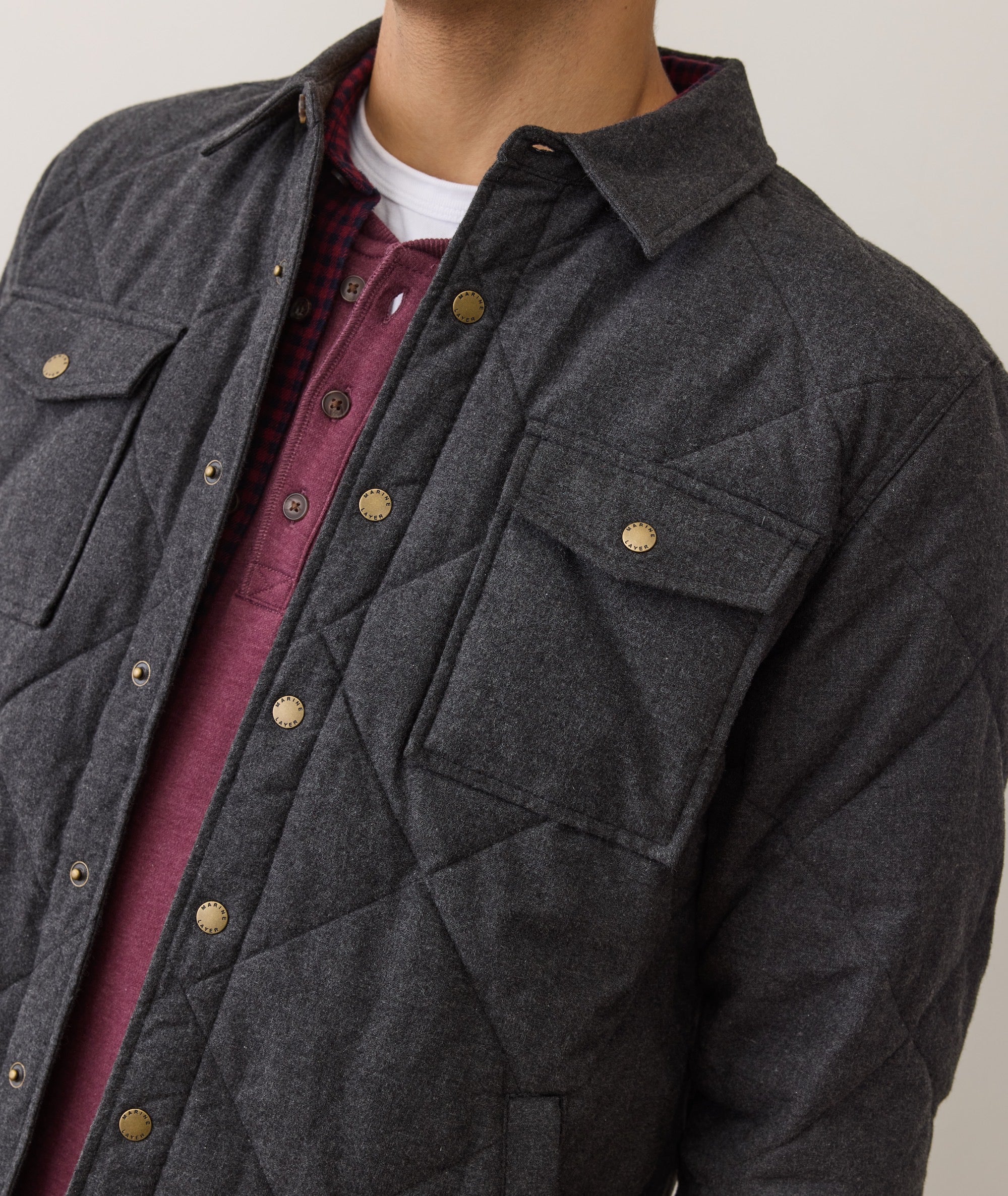 Olin Quilted Overshirt - Image 4