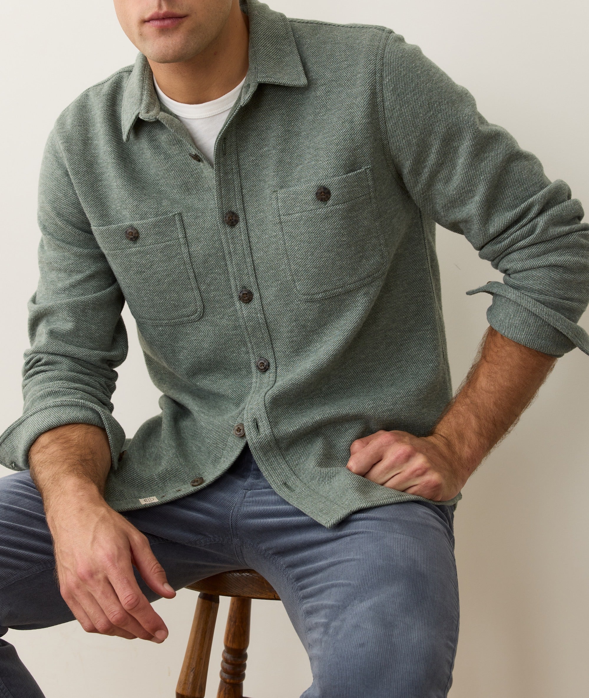 Pacifica Stretch Twill Overshirt - Image 4