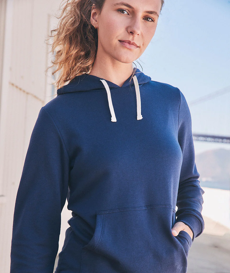 Women's Sunset Pullover Hoodie in True Navy - Image 2