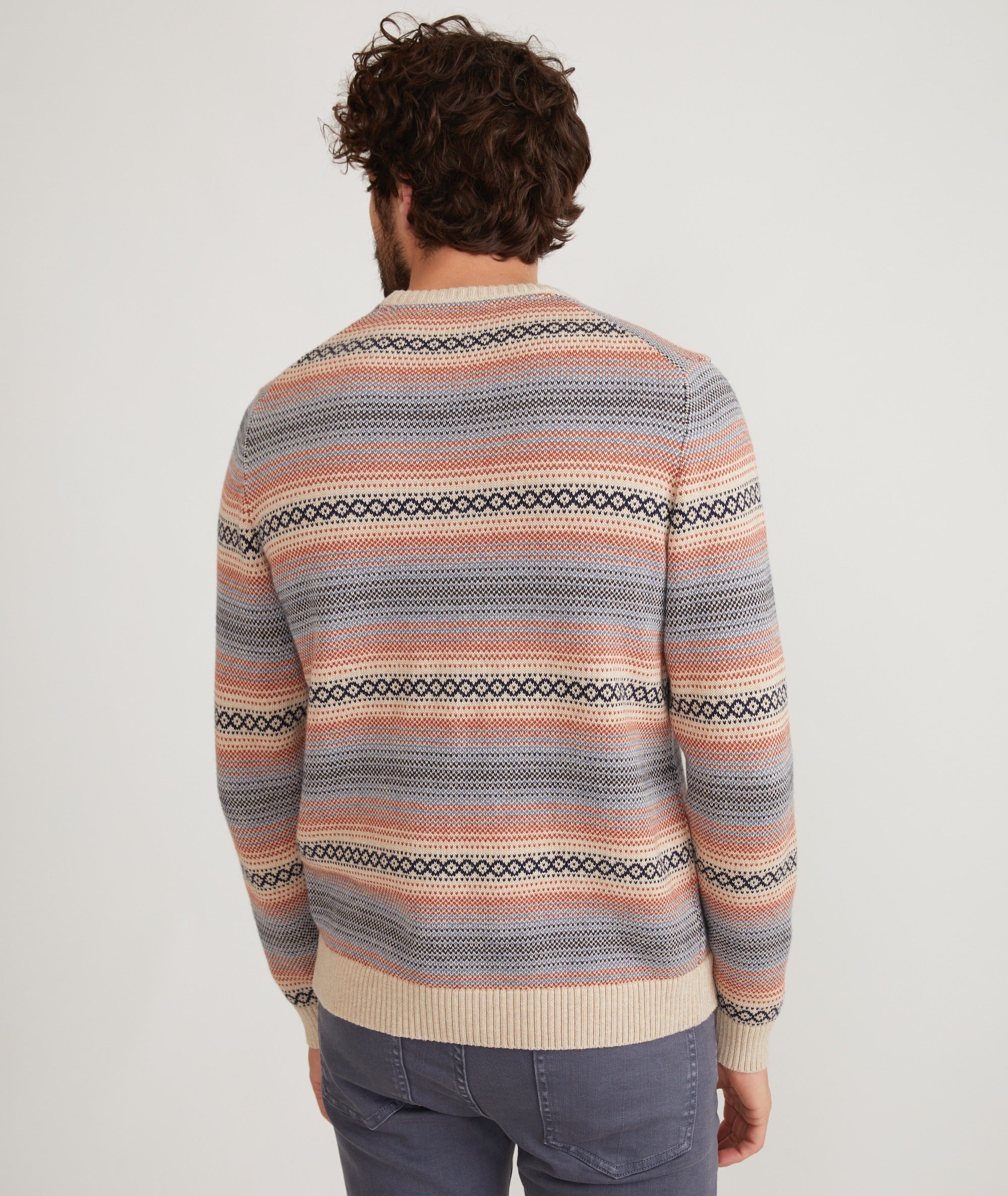 Reed Jacquard Crew Sweater - Image 6