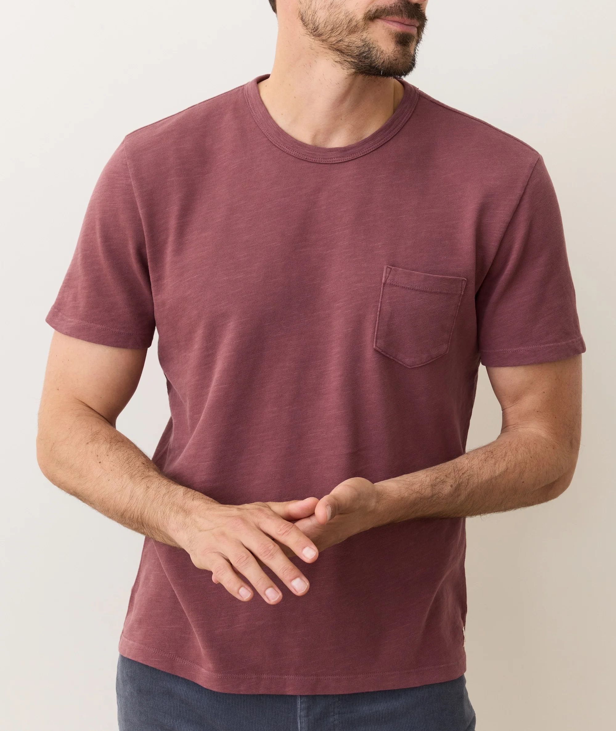 Classic Heavy Slub Pocket Tee - Image 5