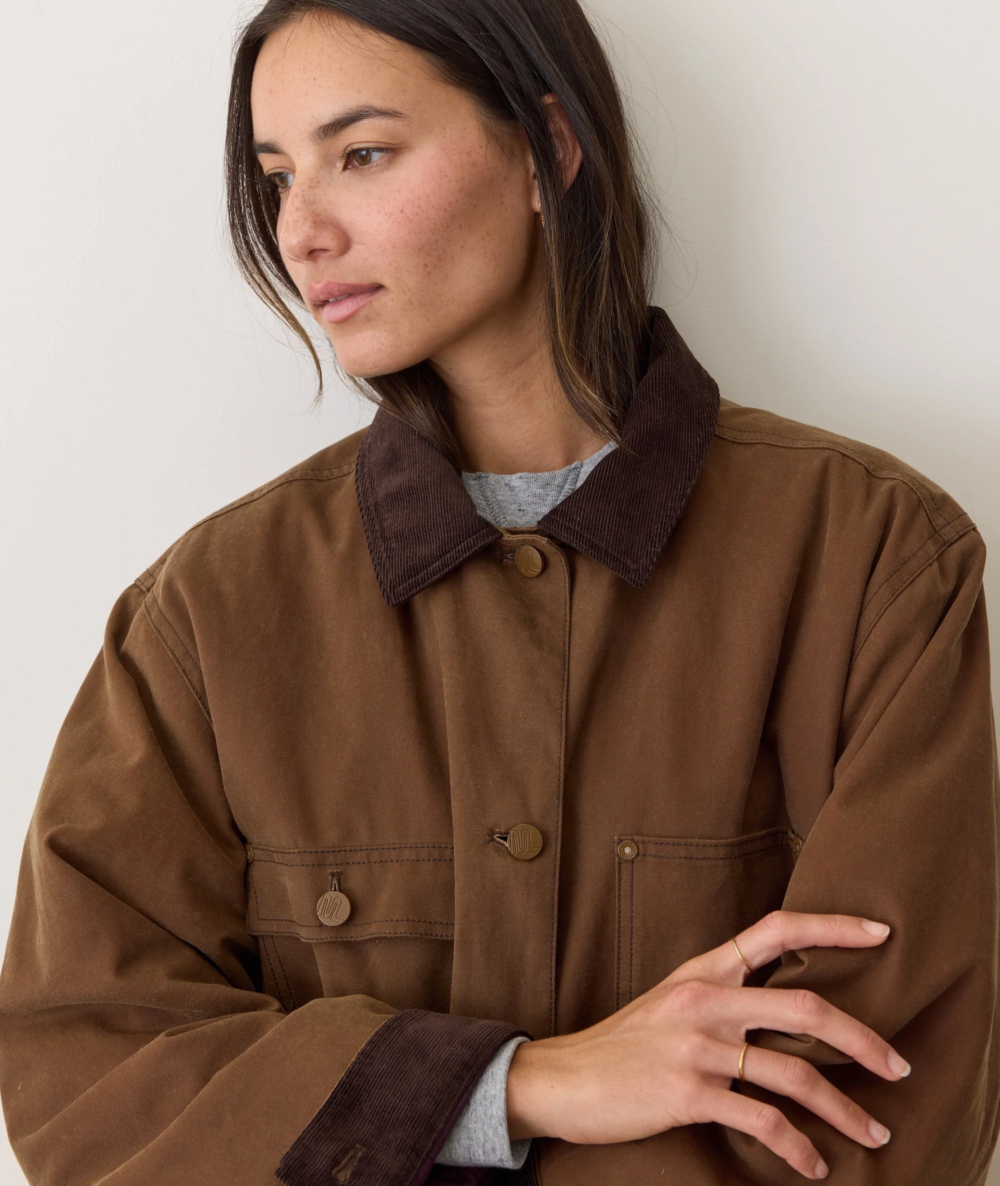 Riley Waxed Barn Jacket - Image 10