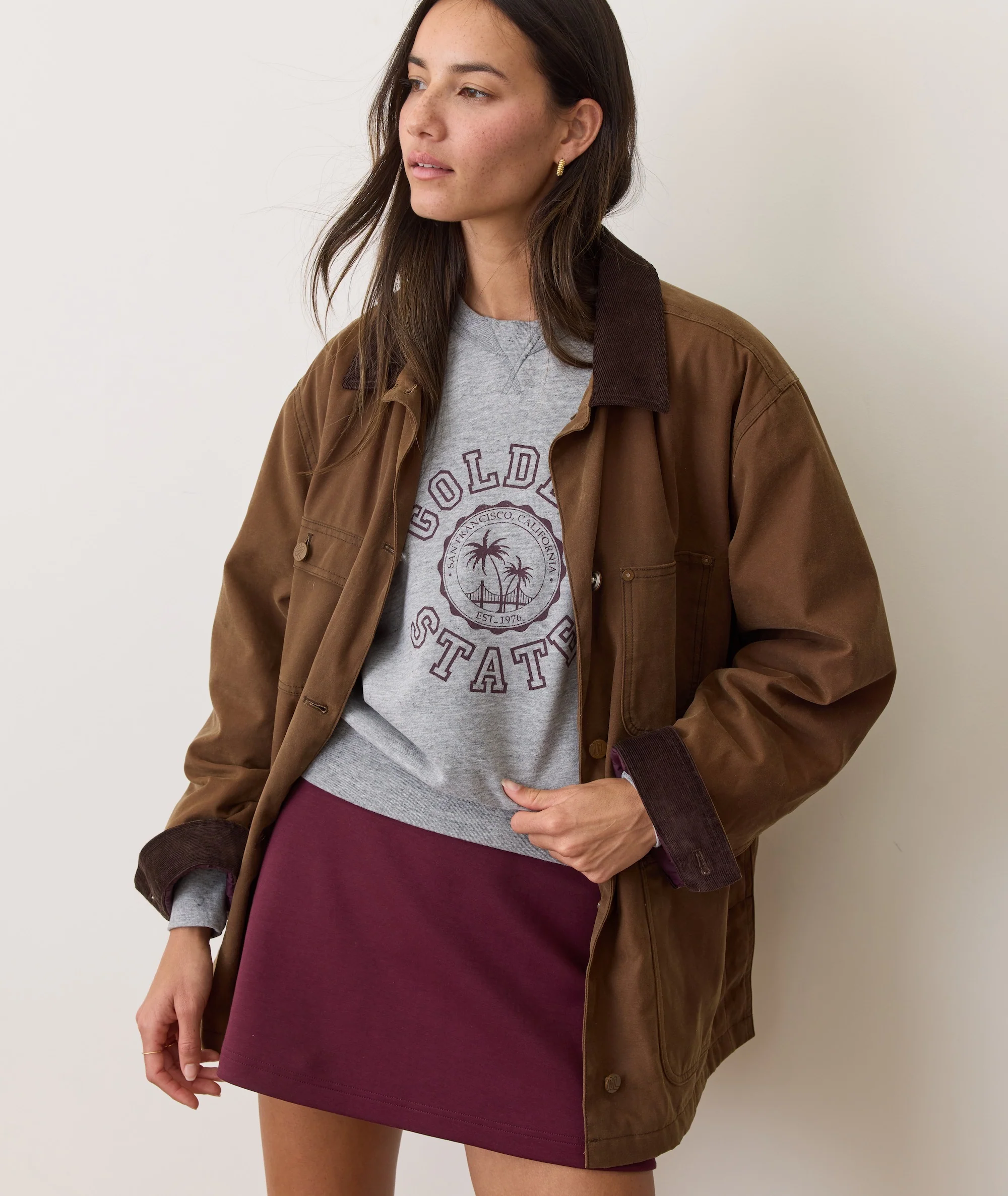 Riley Waxed Barn Jacket - Image 8