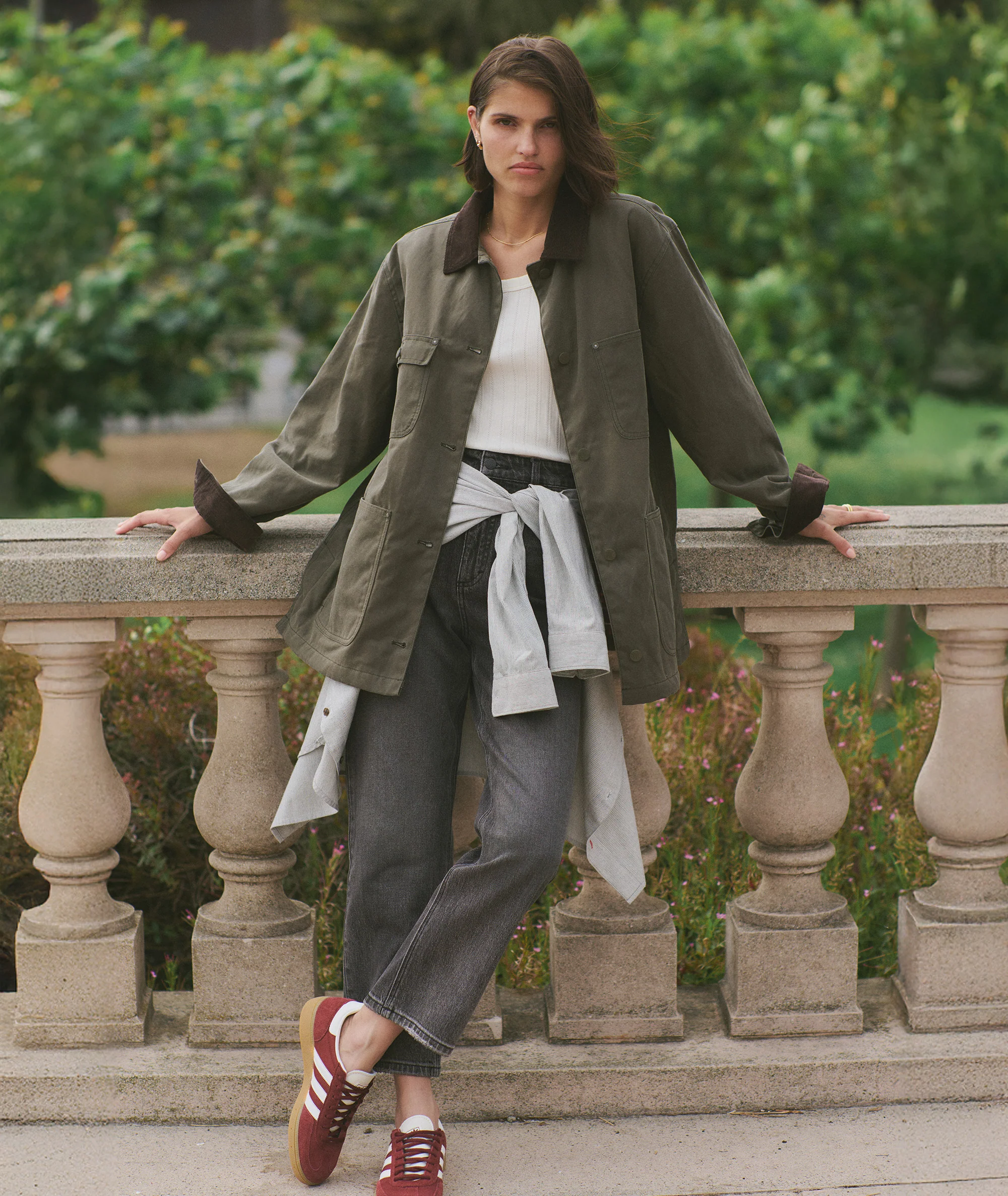 Riley Waxed Barn Jacket - Image 4