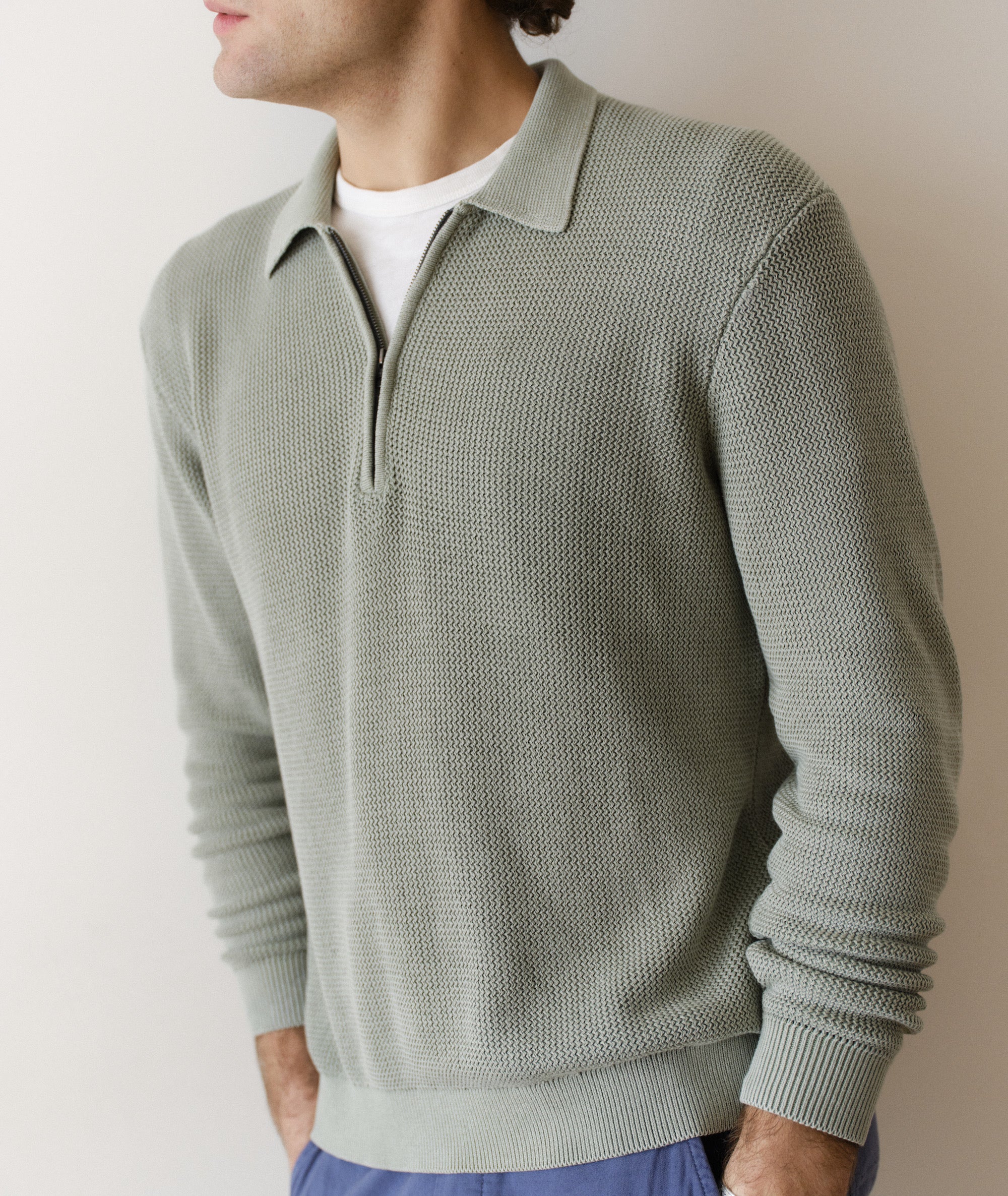 Noah Zip Sweater Polo - Image 5
