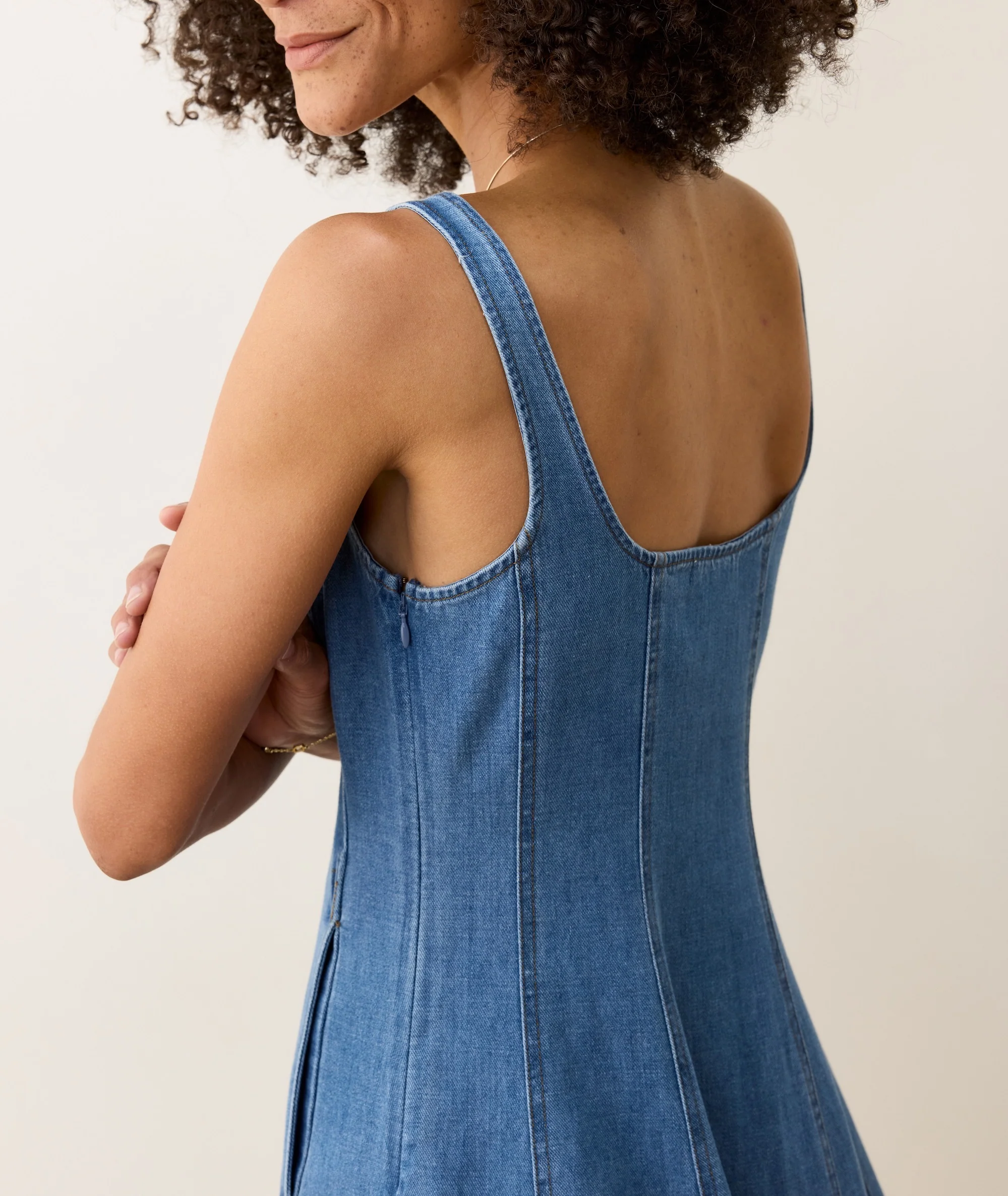 Roan Denim Maxi Dress - Image 3
