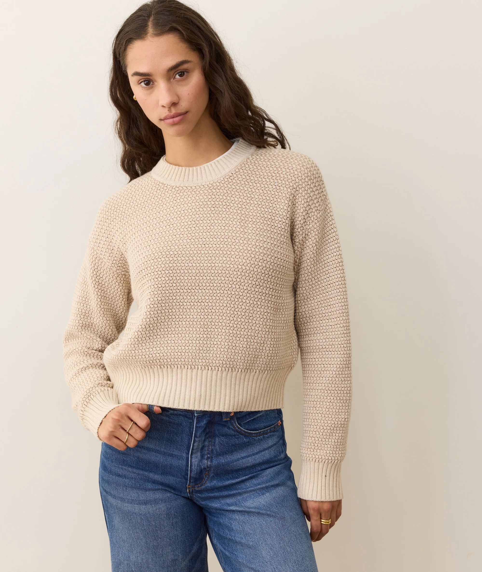 Robin Textured Crewneck Sweater - Image 5