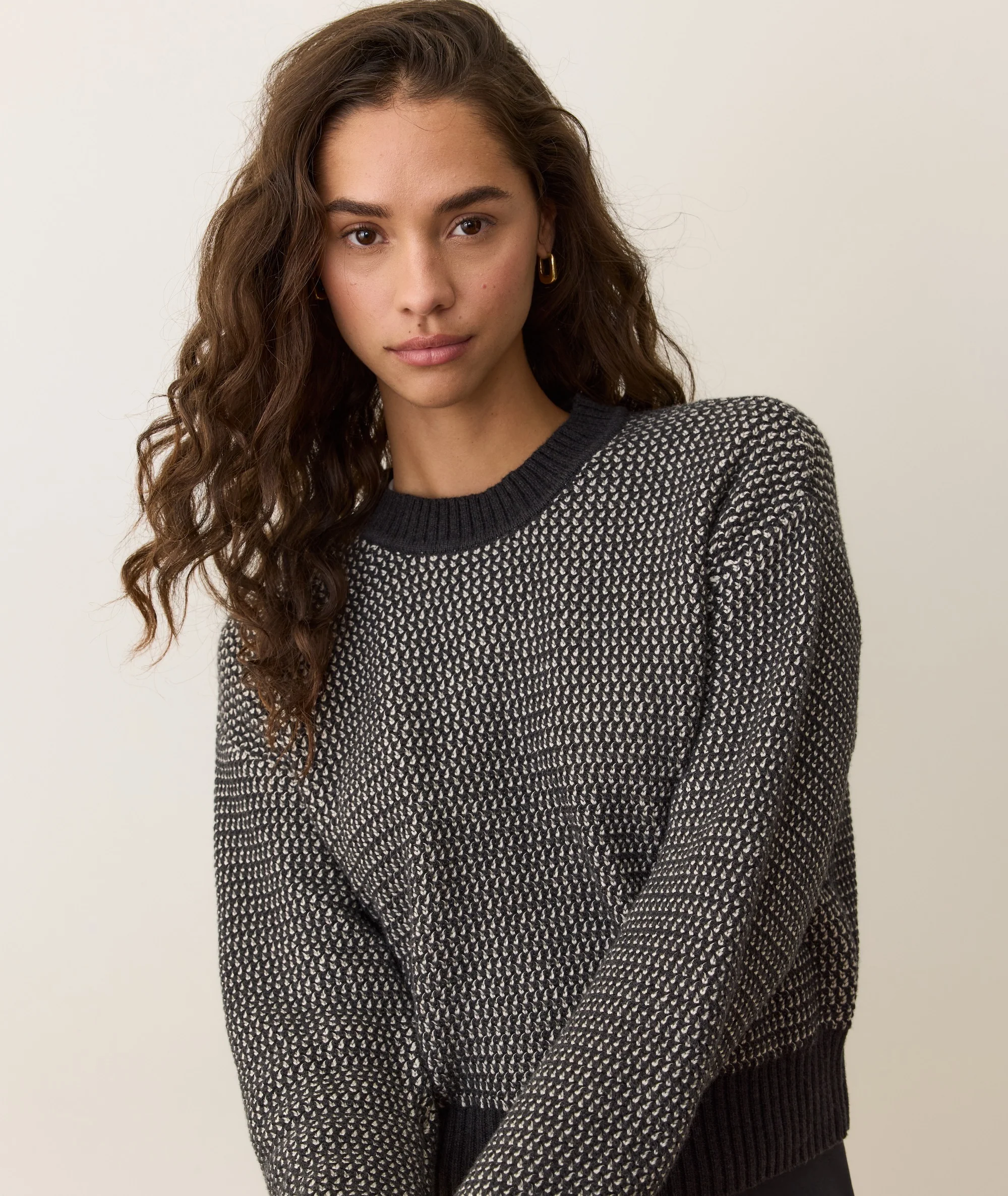 Robin Textured Crewneck Sweater - Image 3