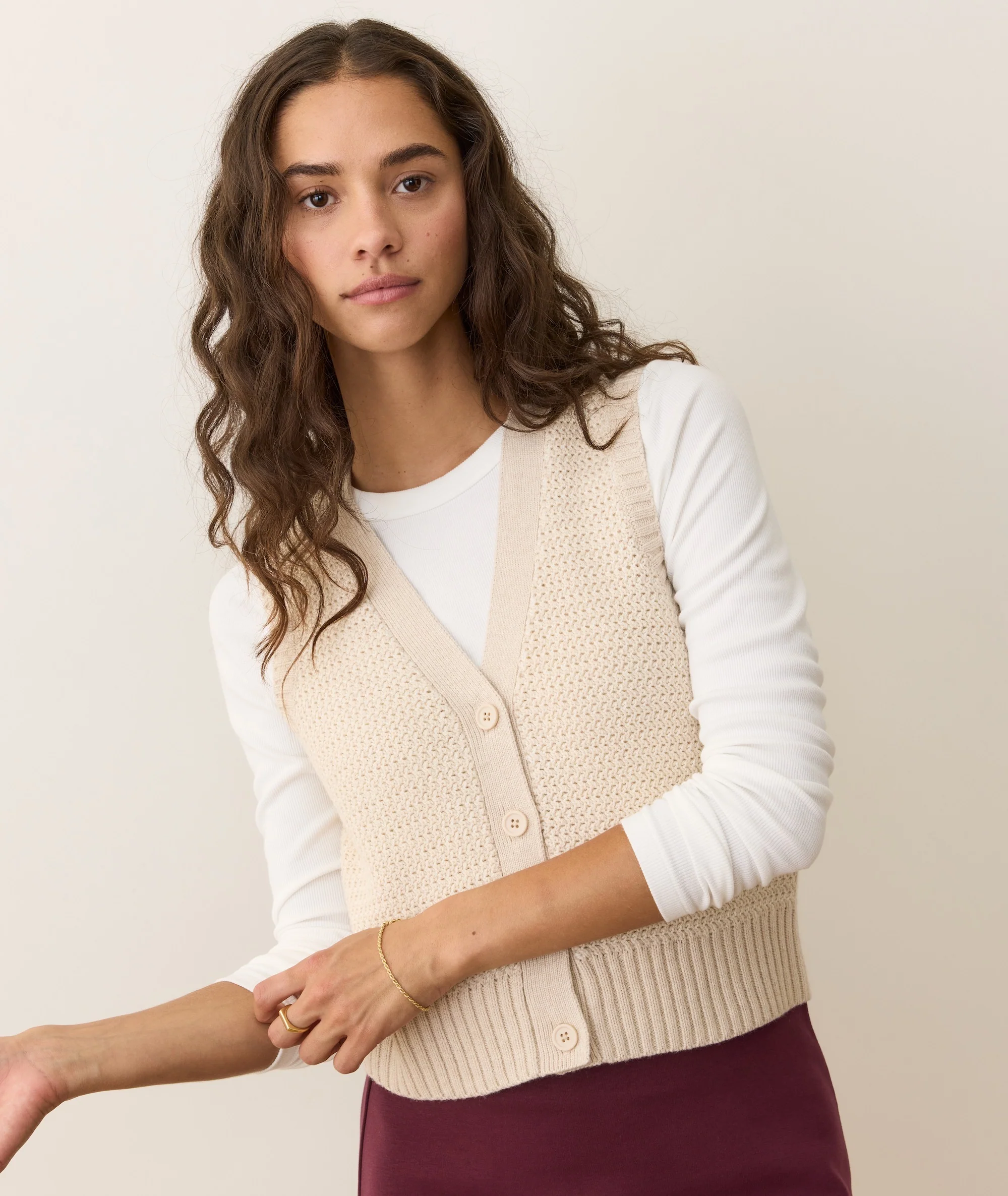 Robin Textured Sweater Vest - Image 5