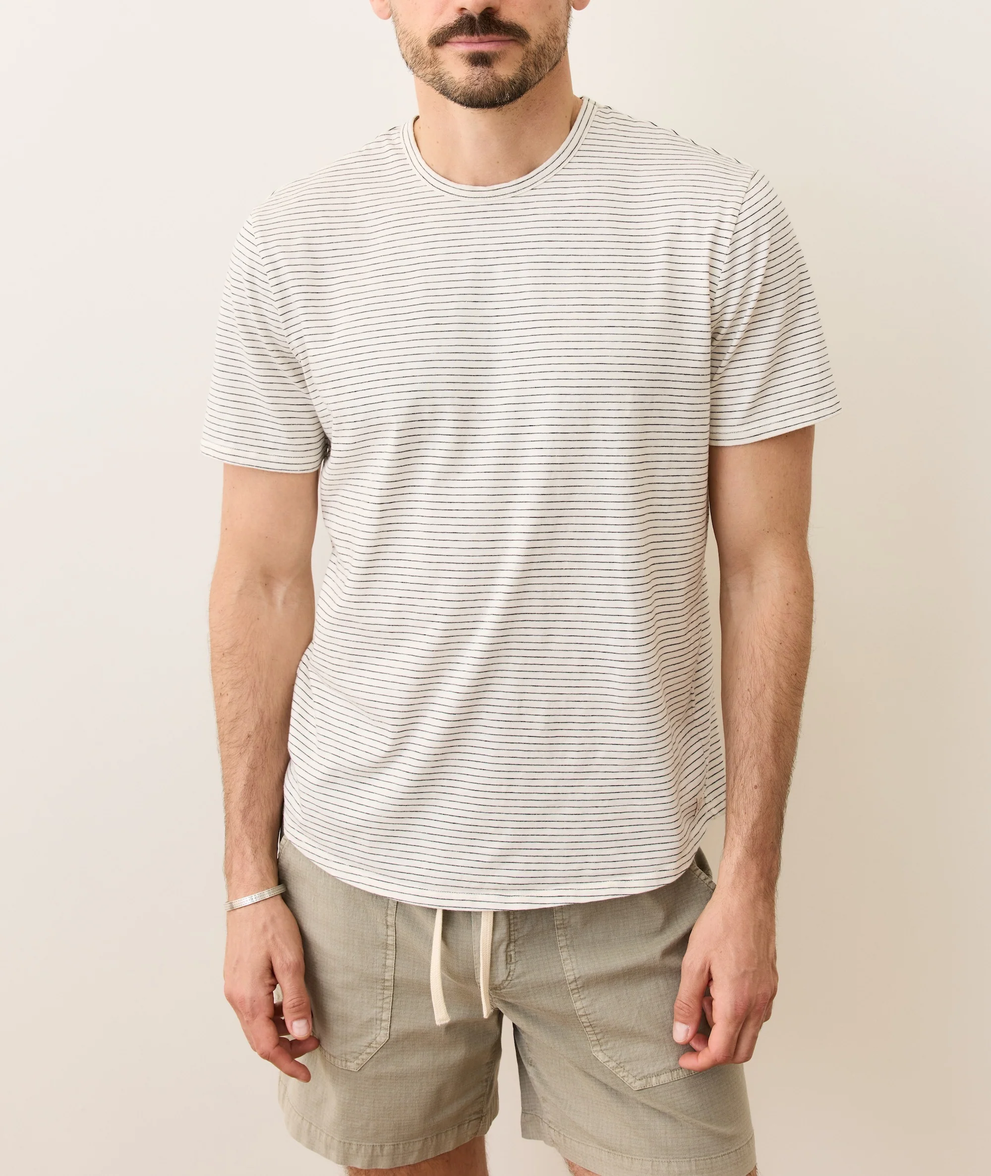 Saddle Hem Crew Tee - Image 2