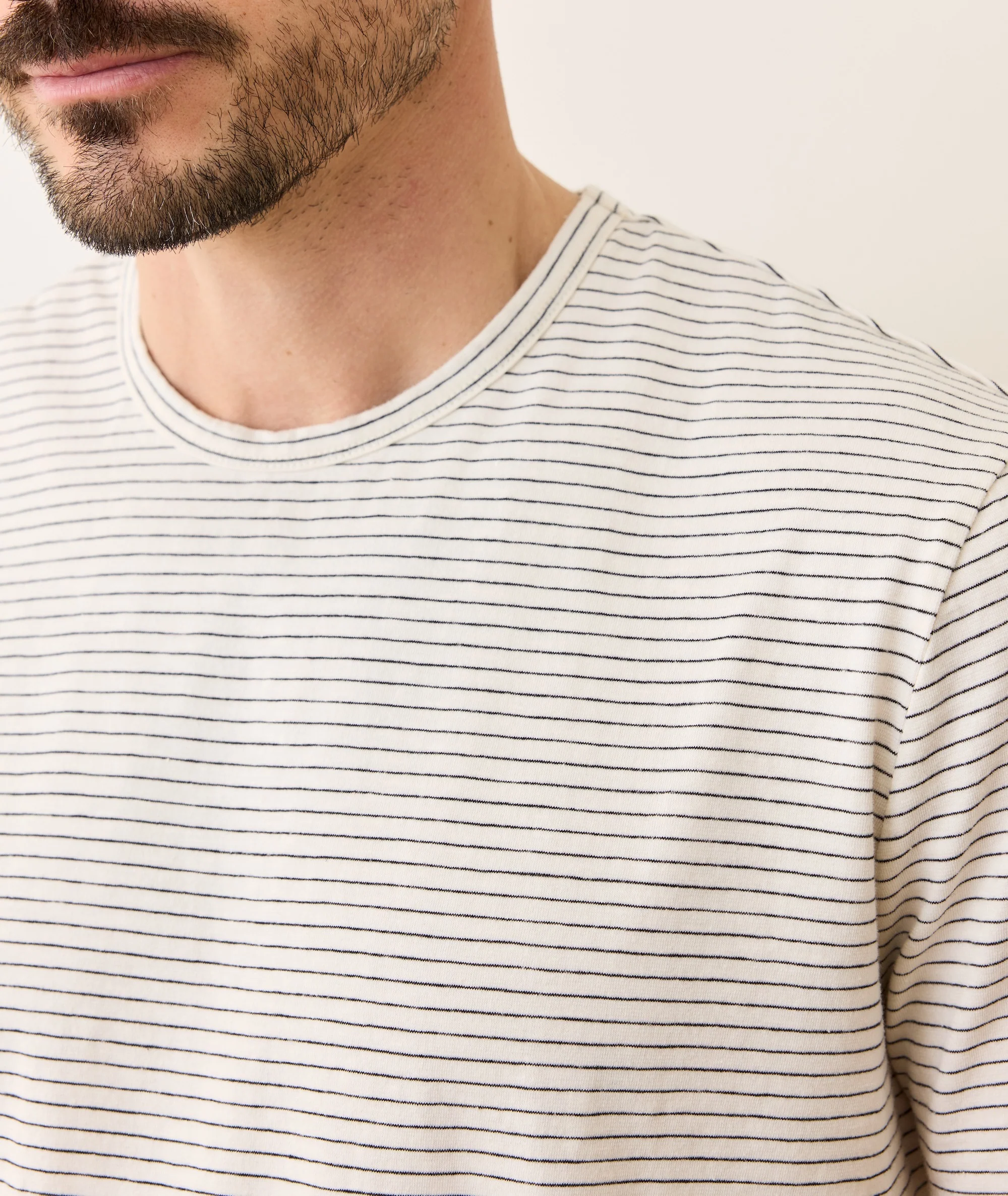 Saddle Hem Crew Tee - Image 4