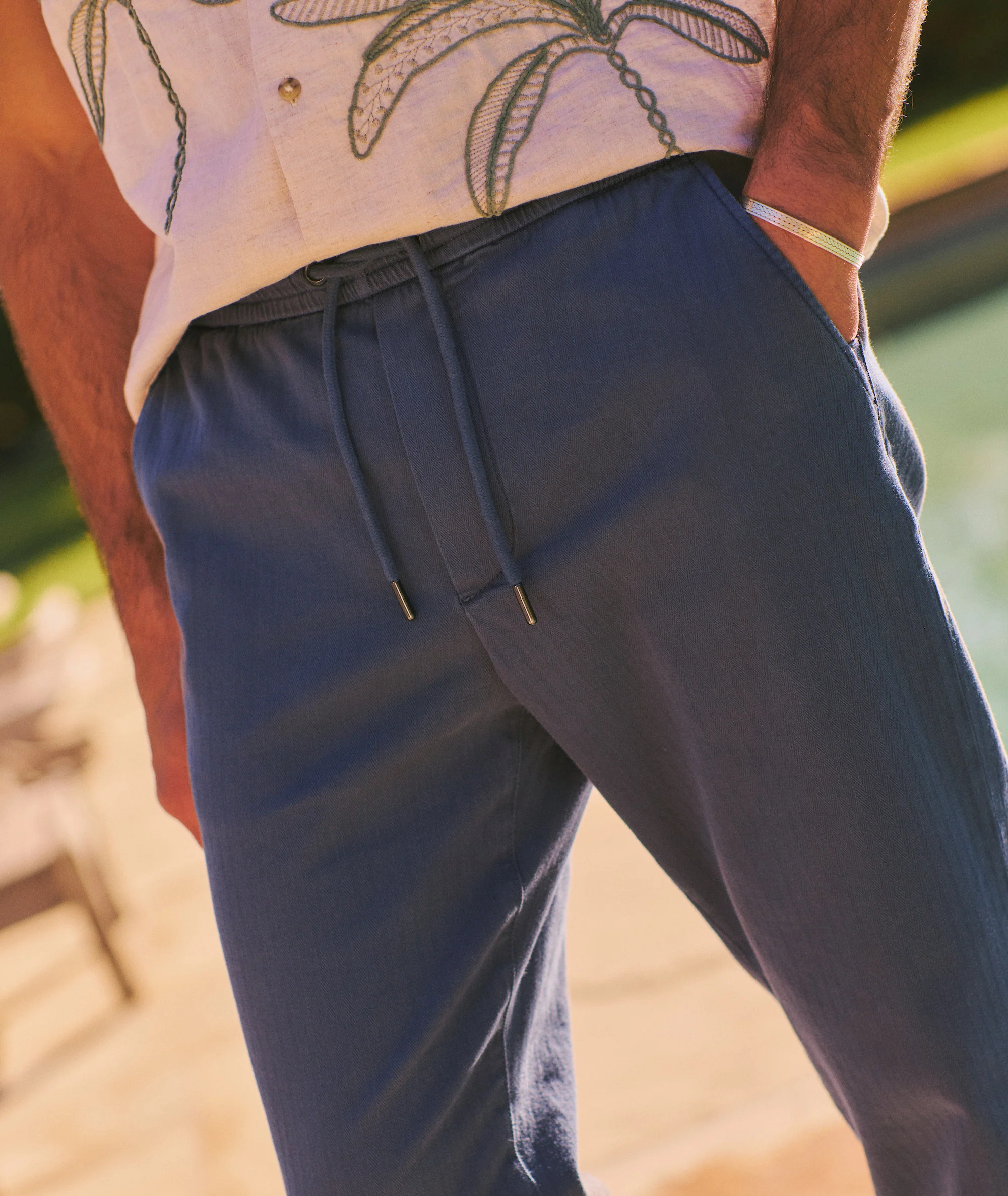 Saturday Herringbone Pant - Relaxed Fit - Image 3