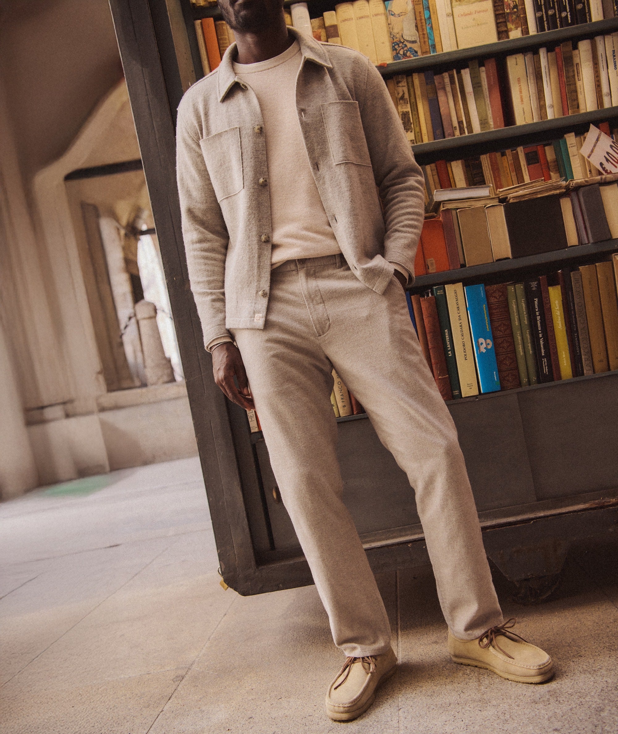 Saturday Houndstooth Slim Straight Chino - Image 4