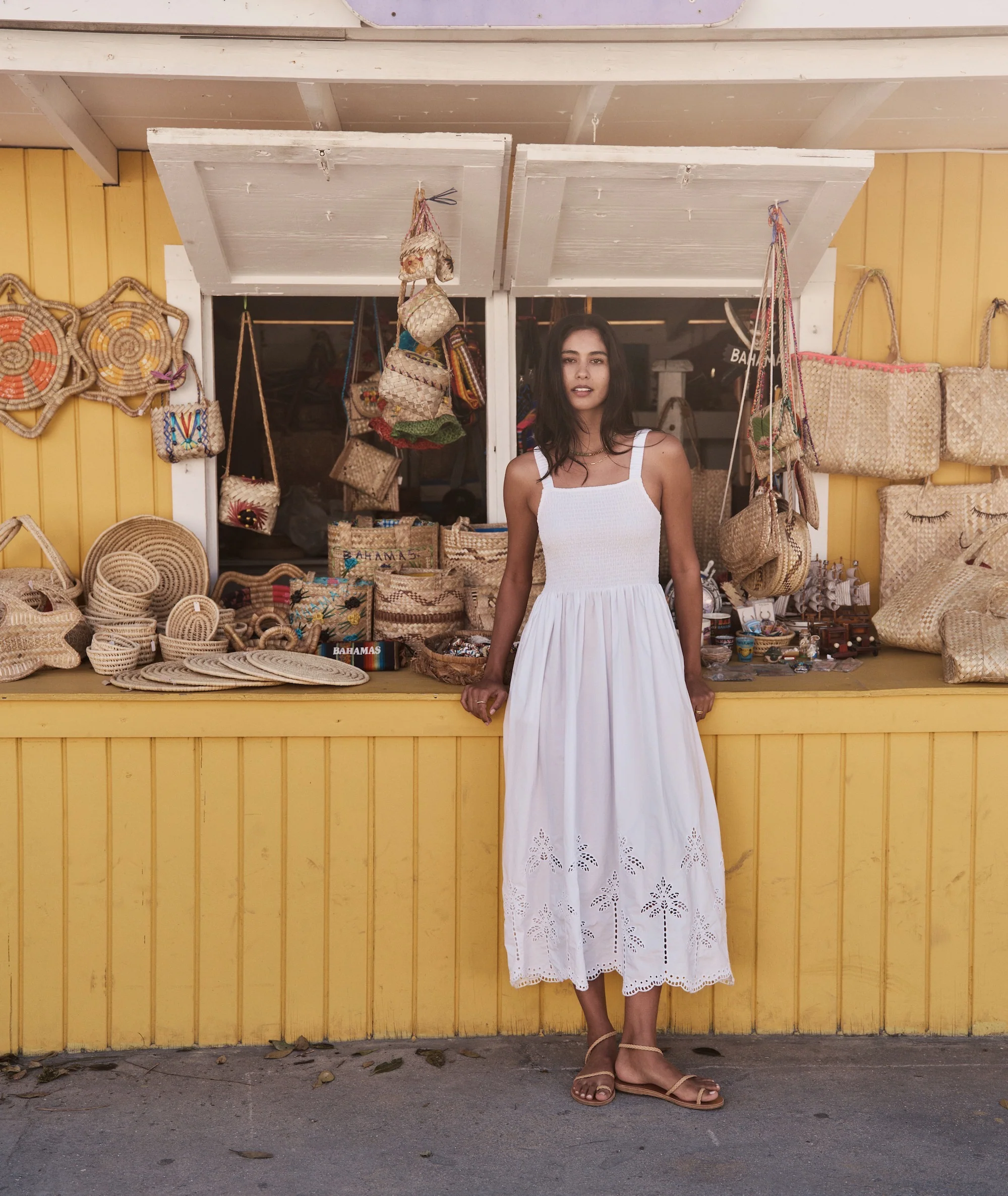 Selene Eyelet Maxi Dress - Image 4