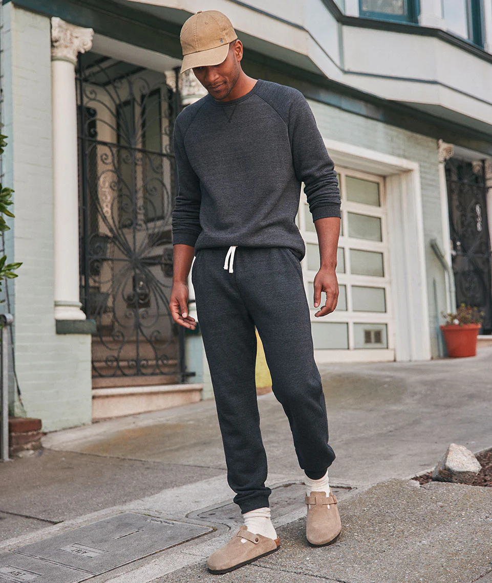 Men's Re-Spun Custom Dyed Sherpa Crew Pullover - Image 4