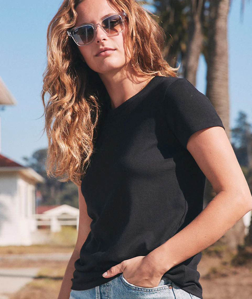 Women's Signature Crew in Black - Image 2