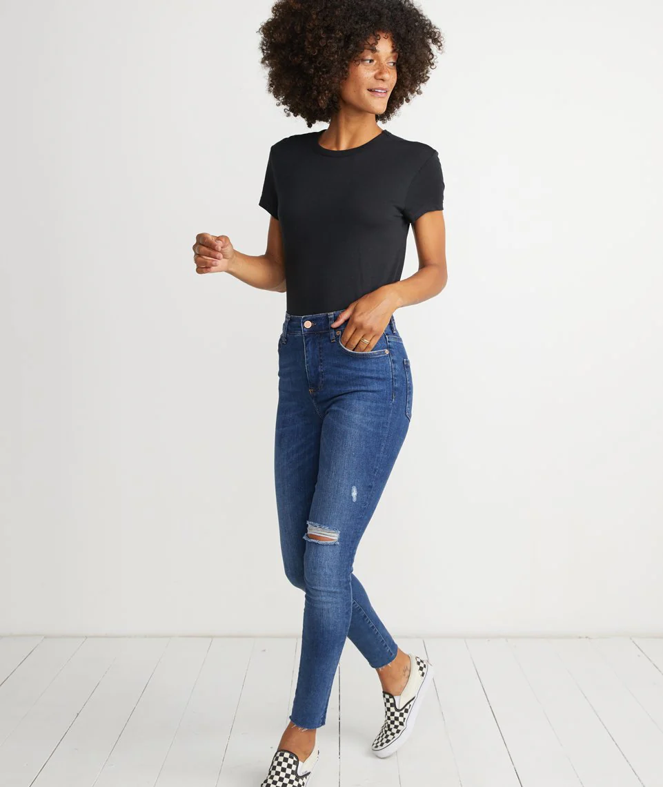 Women's Signature Crew in Black - Image 4