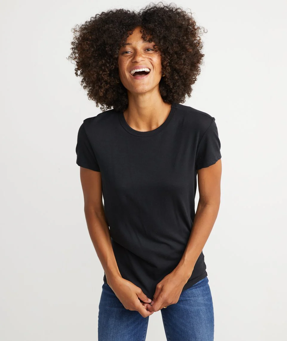 Women's Signature Crew in Black - Image 5