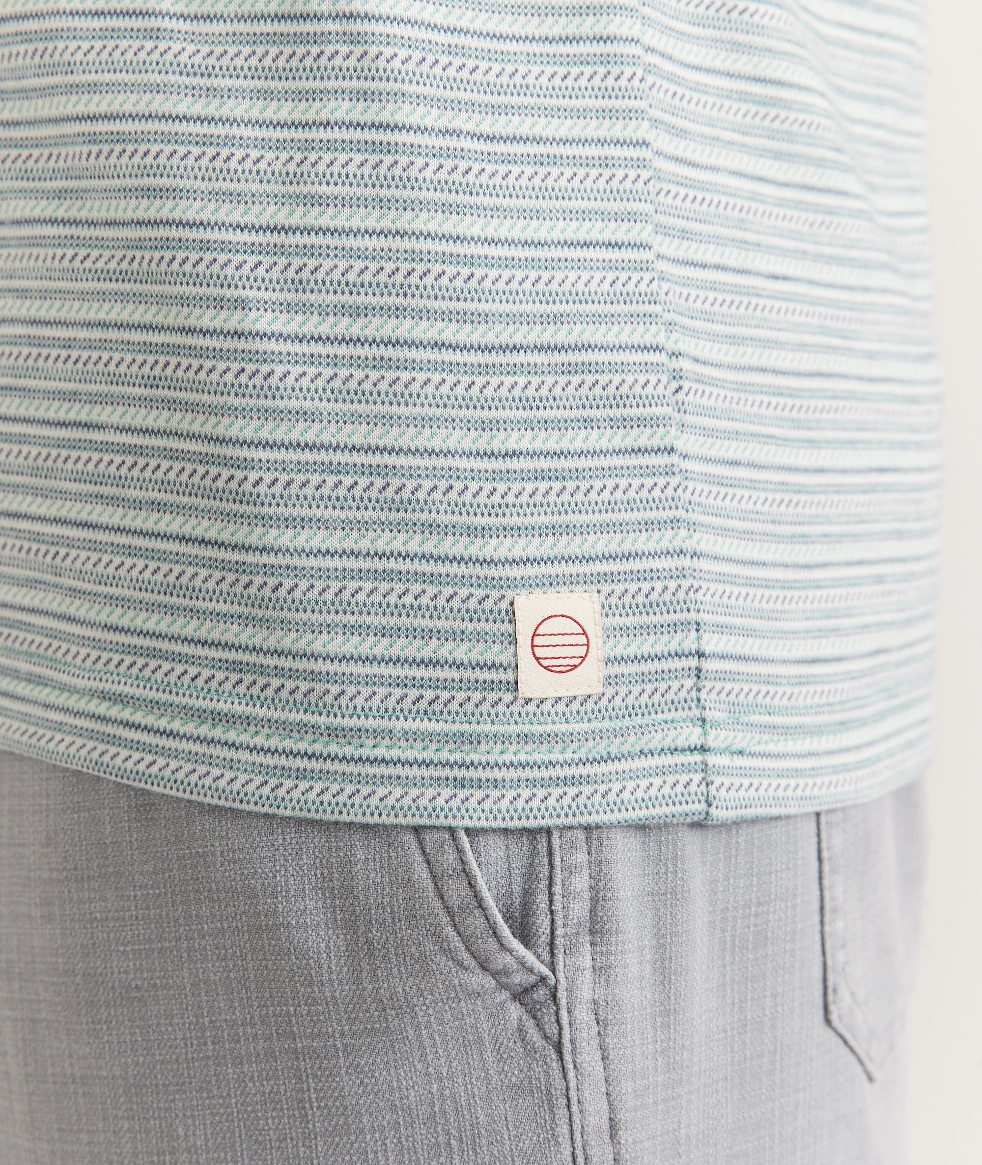 Signature Jacquard Crew Tee - Image 4