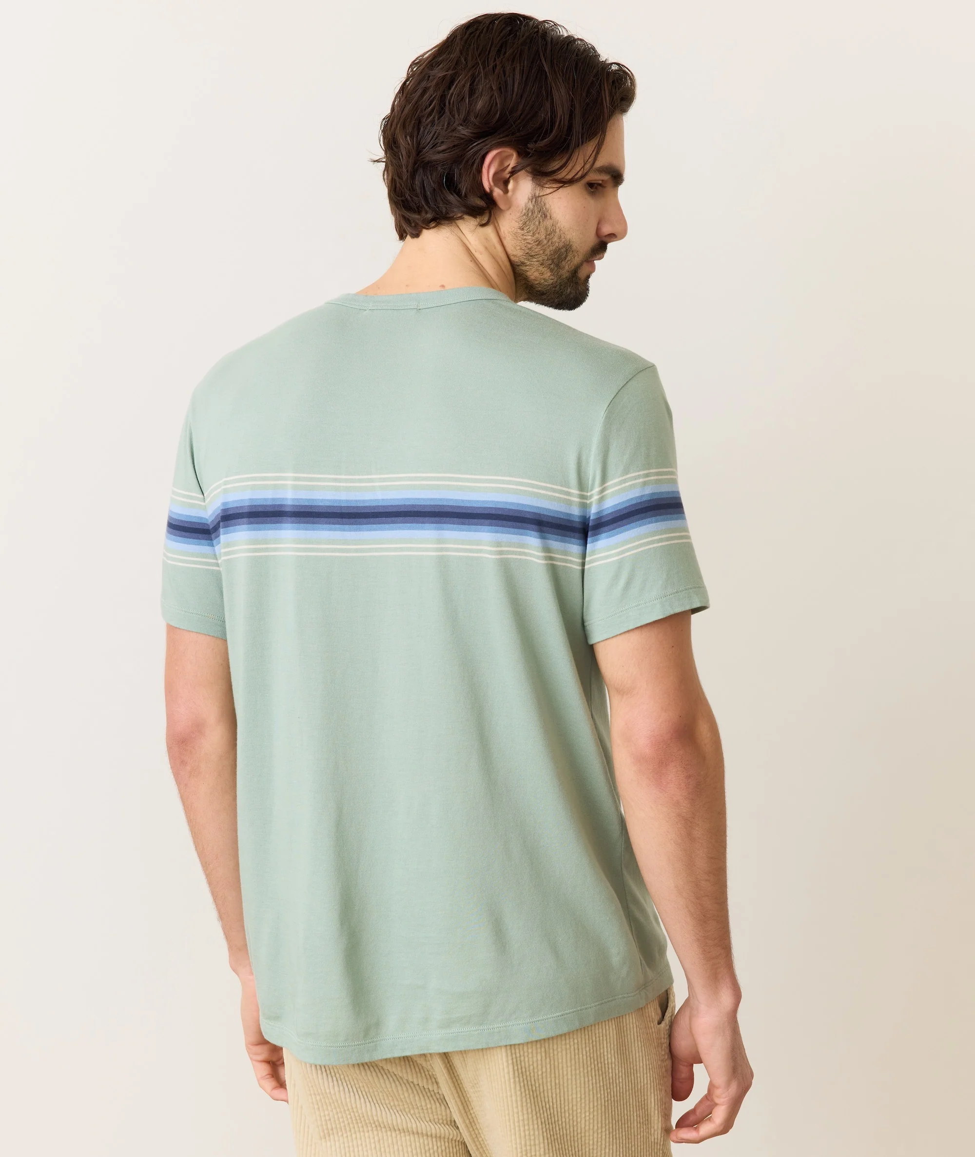 Signature Crew Stripe Tee - Image 3