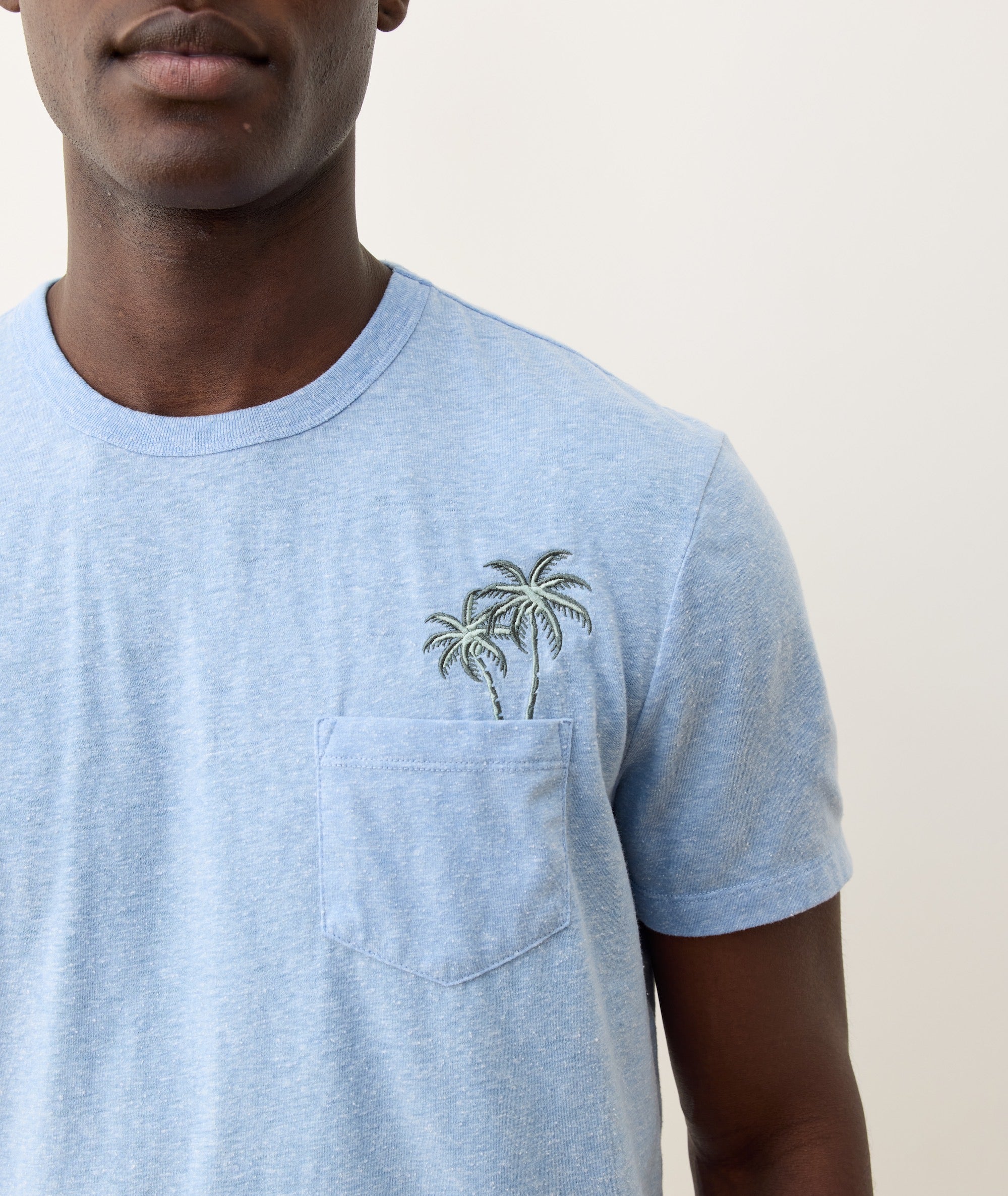 Signature Embroidered Pocket Tee - Image 3