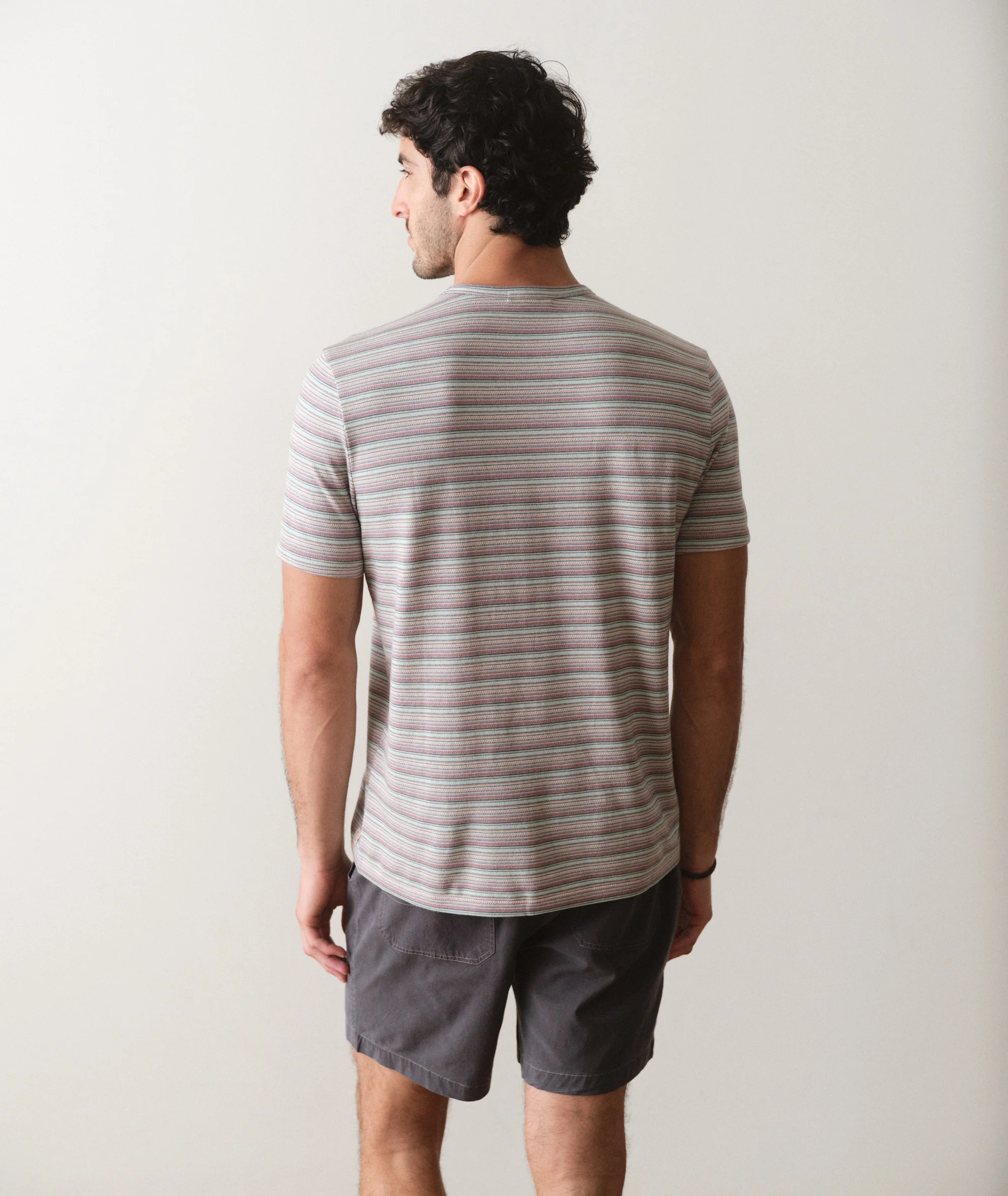Signature Jacquard Crew Tee - Image 6