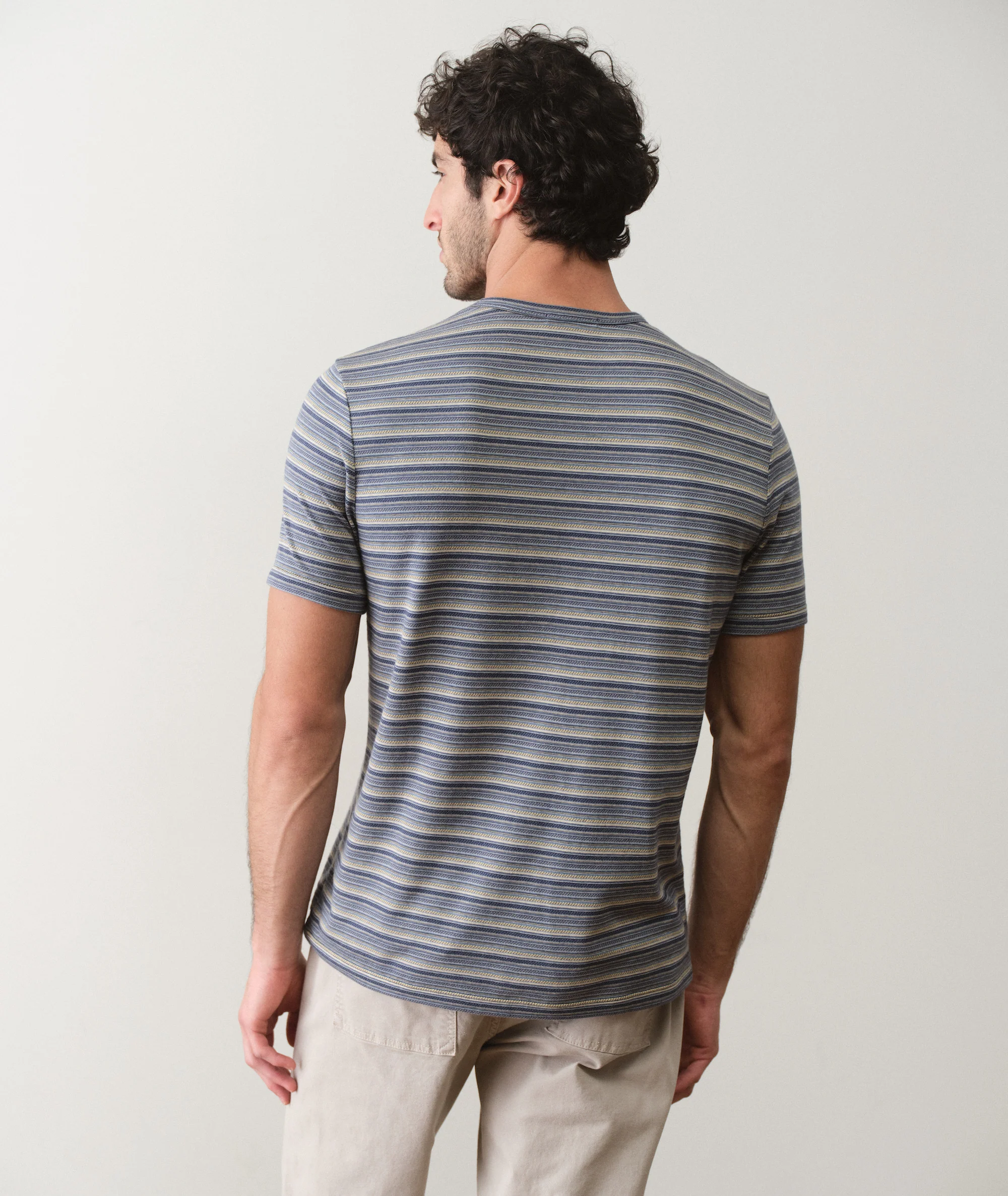 Signature Jacquard Crew Tee - Image 6