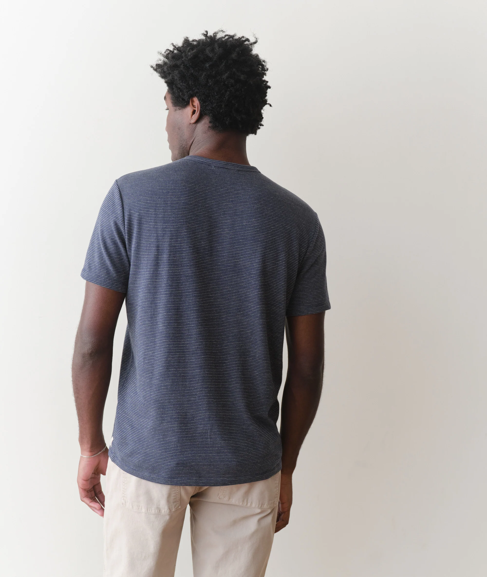 Signature Jacquard Crew Tee - Image 6