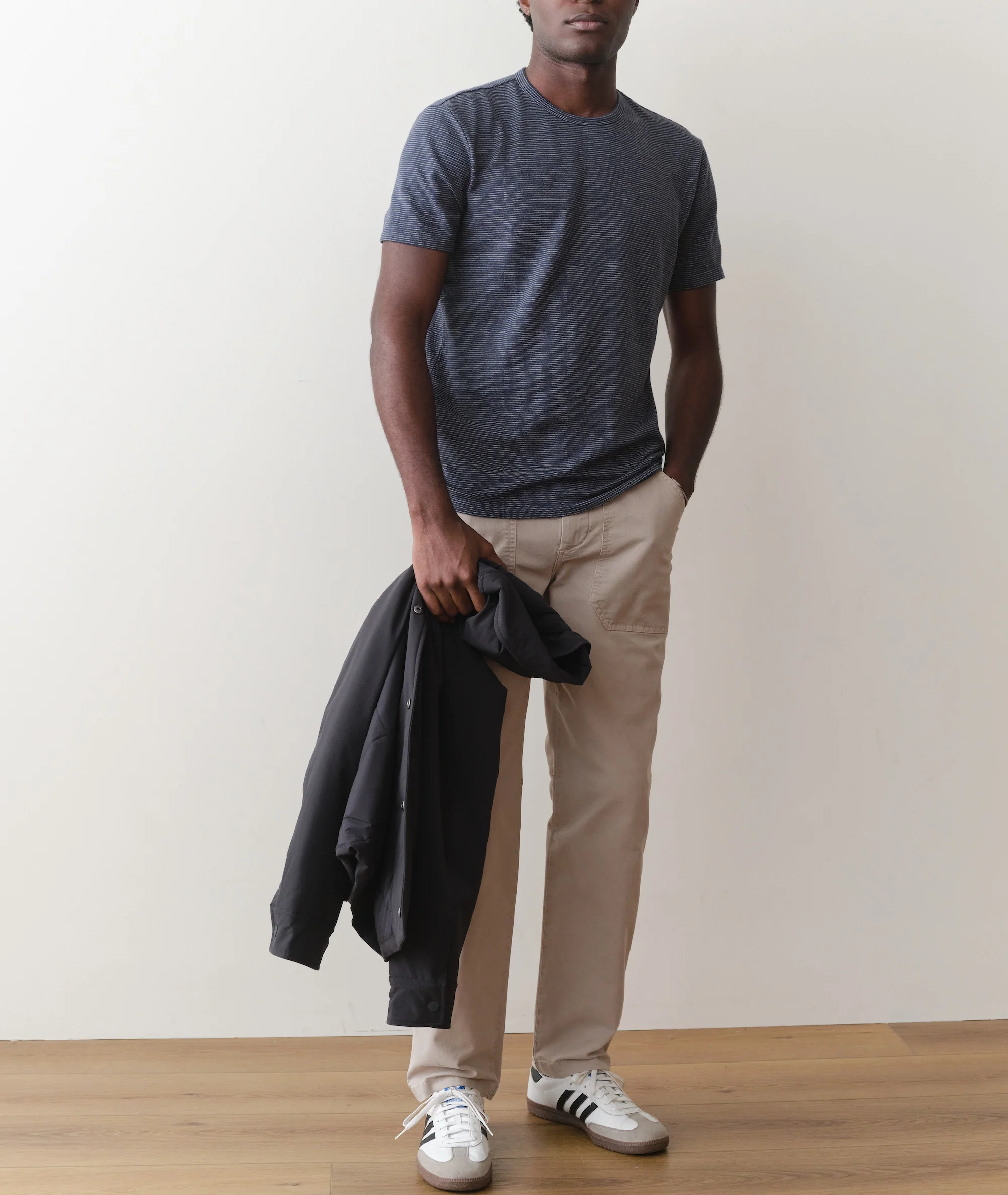 Signature Jacquard Crew Tee - Image 7