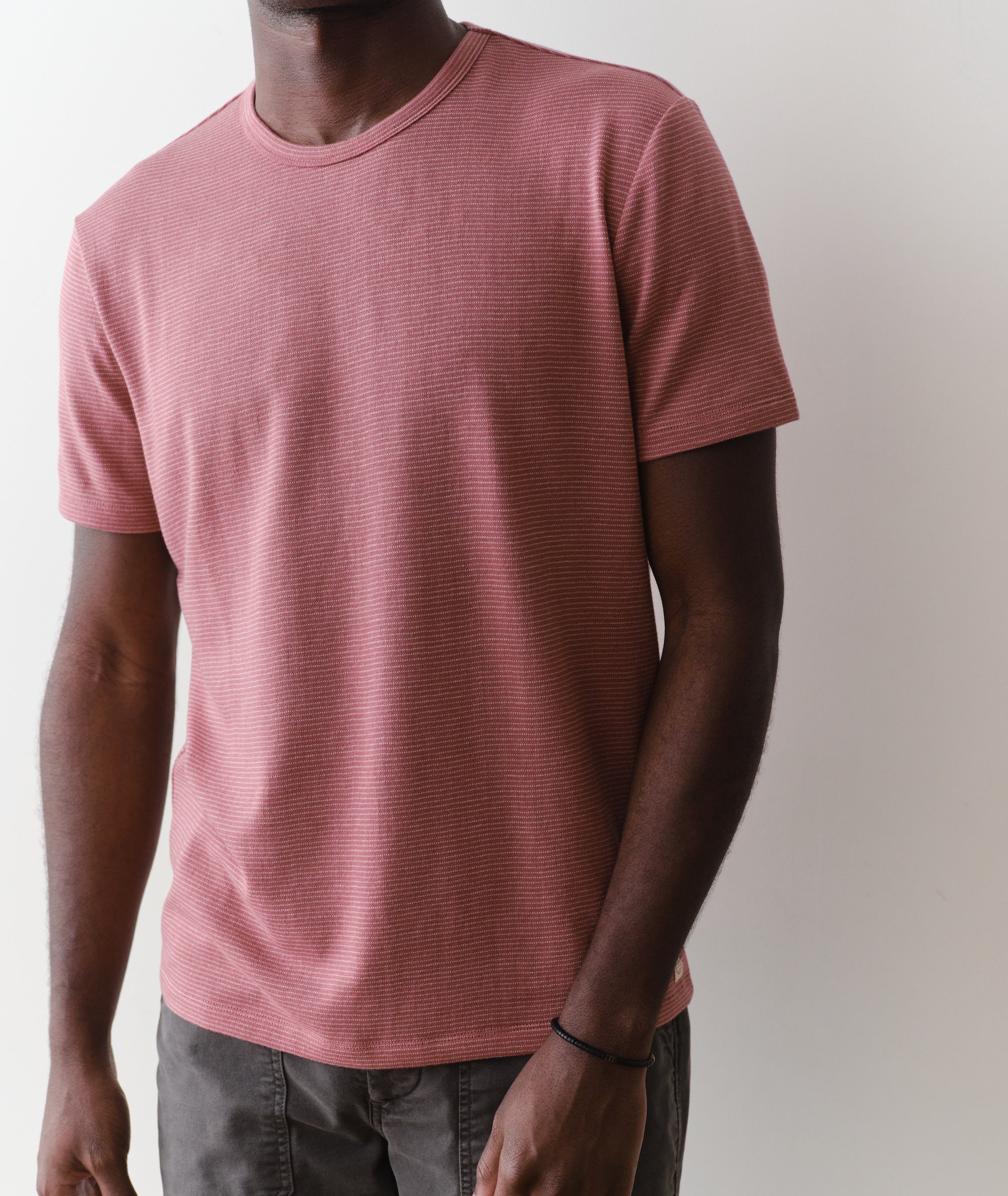 Signature Jacquard Crew Tee - Image 5