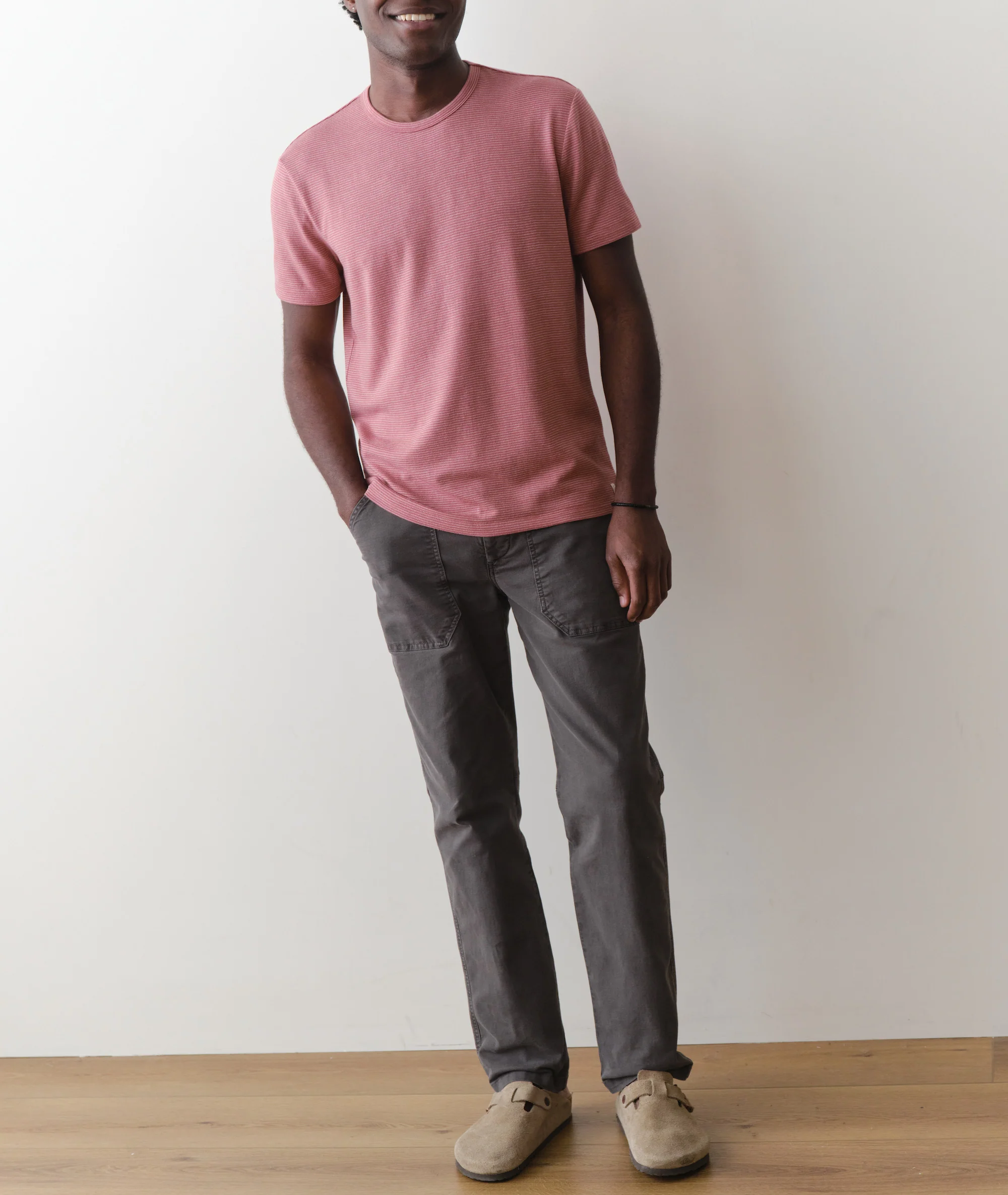 Signature Jacquard Crew Tee - Image 7