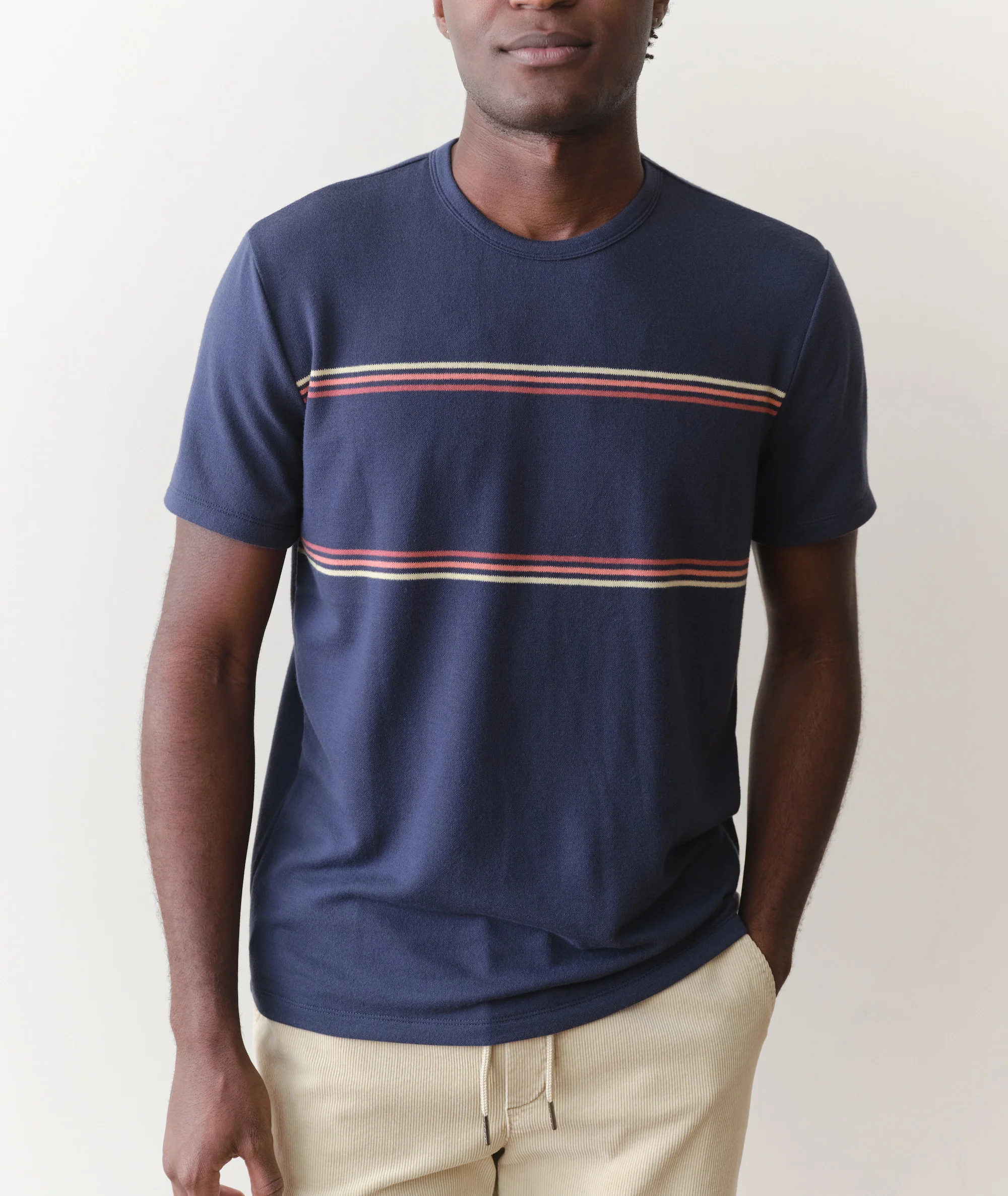 Signature Jacquard Crew Tee - Image 2