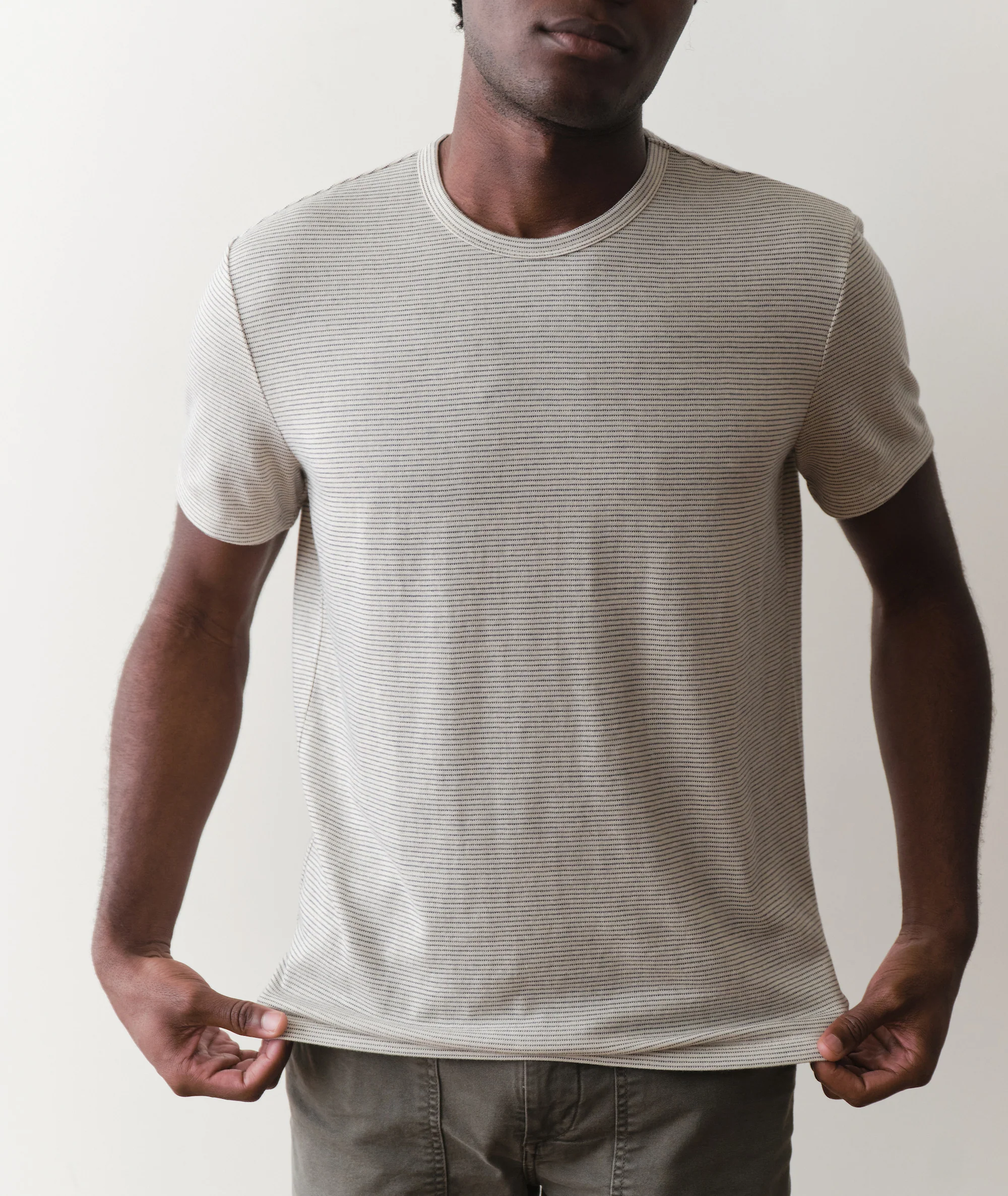 Signature Jacquard Crew Tee - Image 3