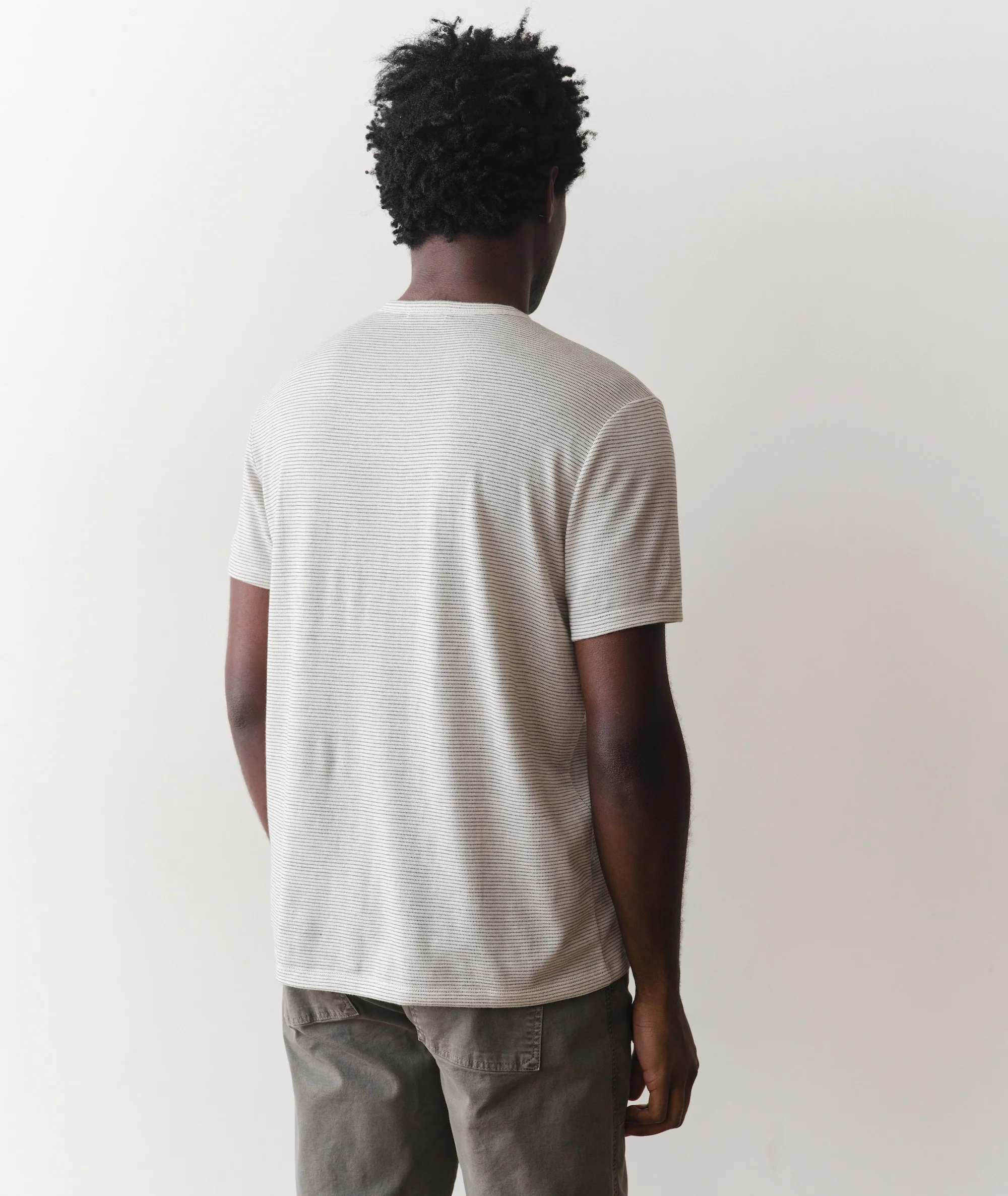 Signature Jacquard Crew Tee - Image 6
