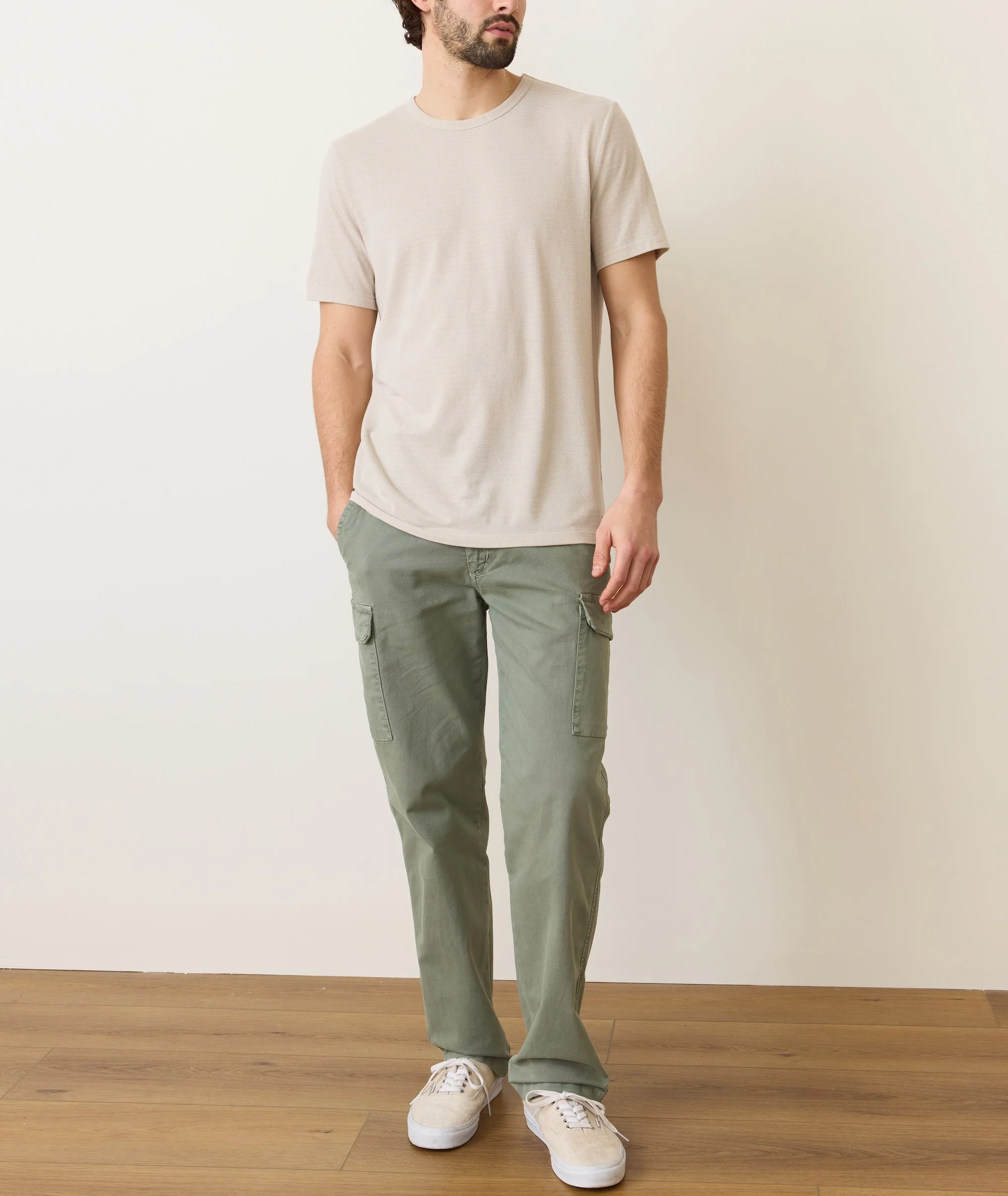 Signature Jacquard Crew Tee - Image 6