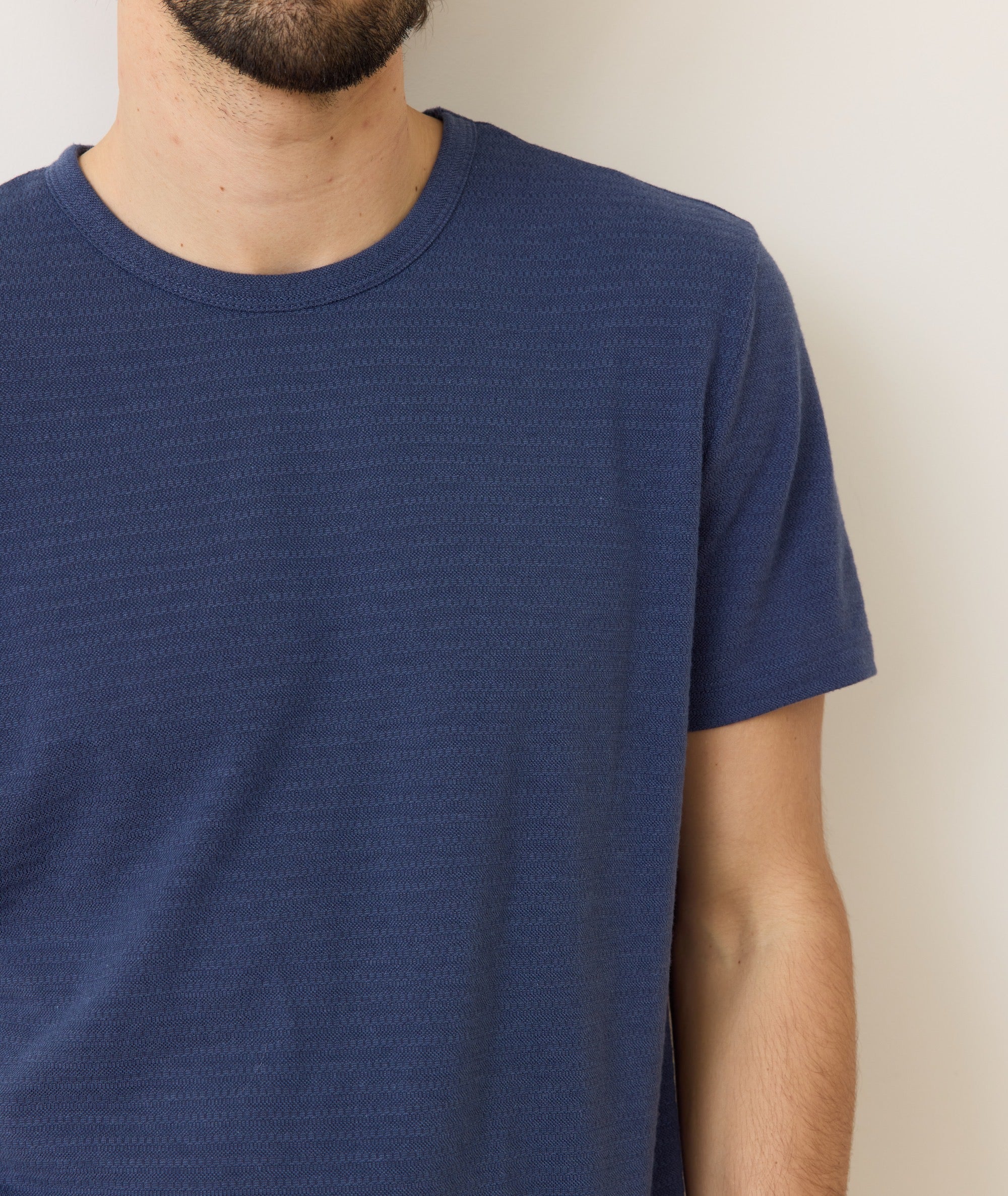Signature Jacquard Crew Tee - Image 4