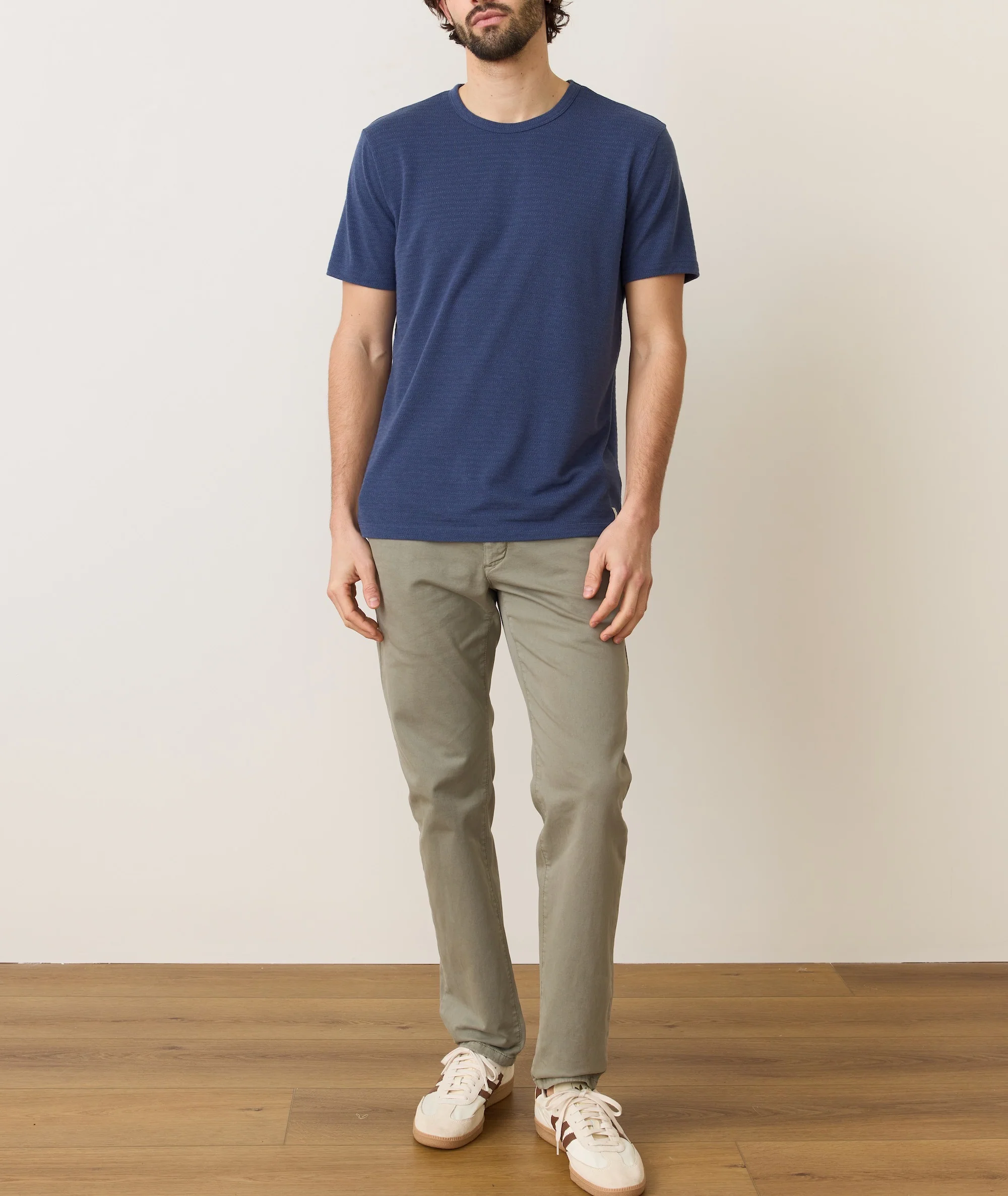 Signature Jacquard Crew Tee - Image 6