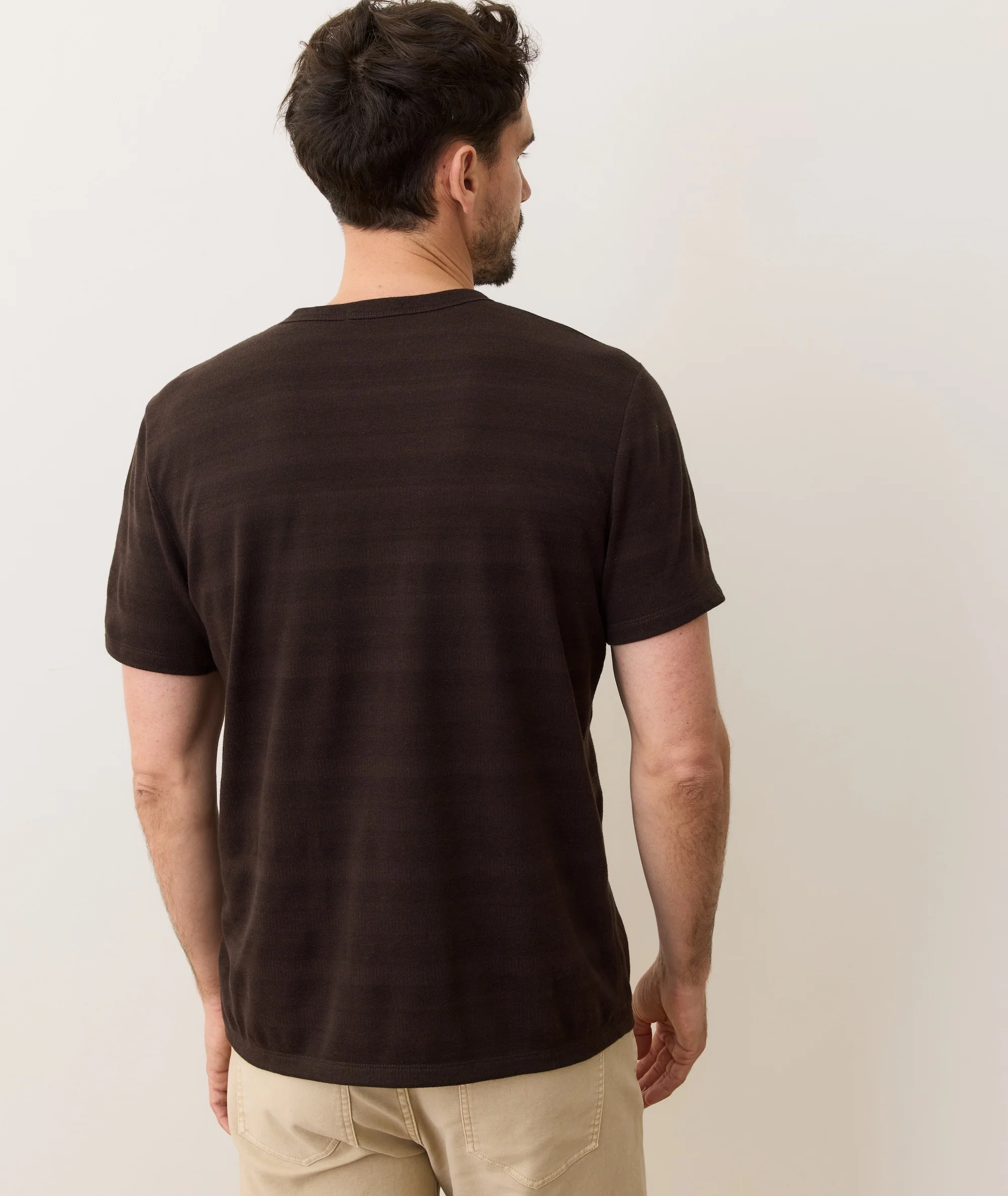 Signature Jacquard Crew Tee - Image 6