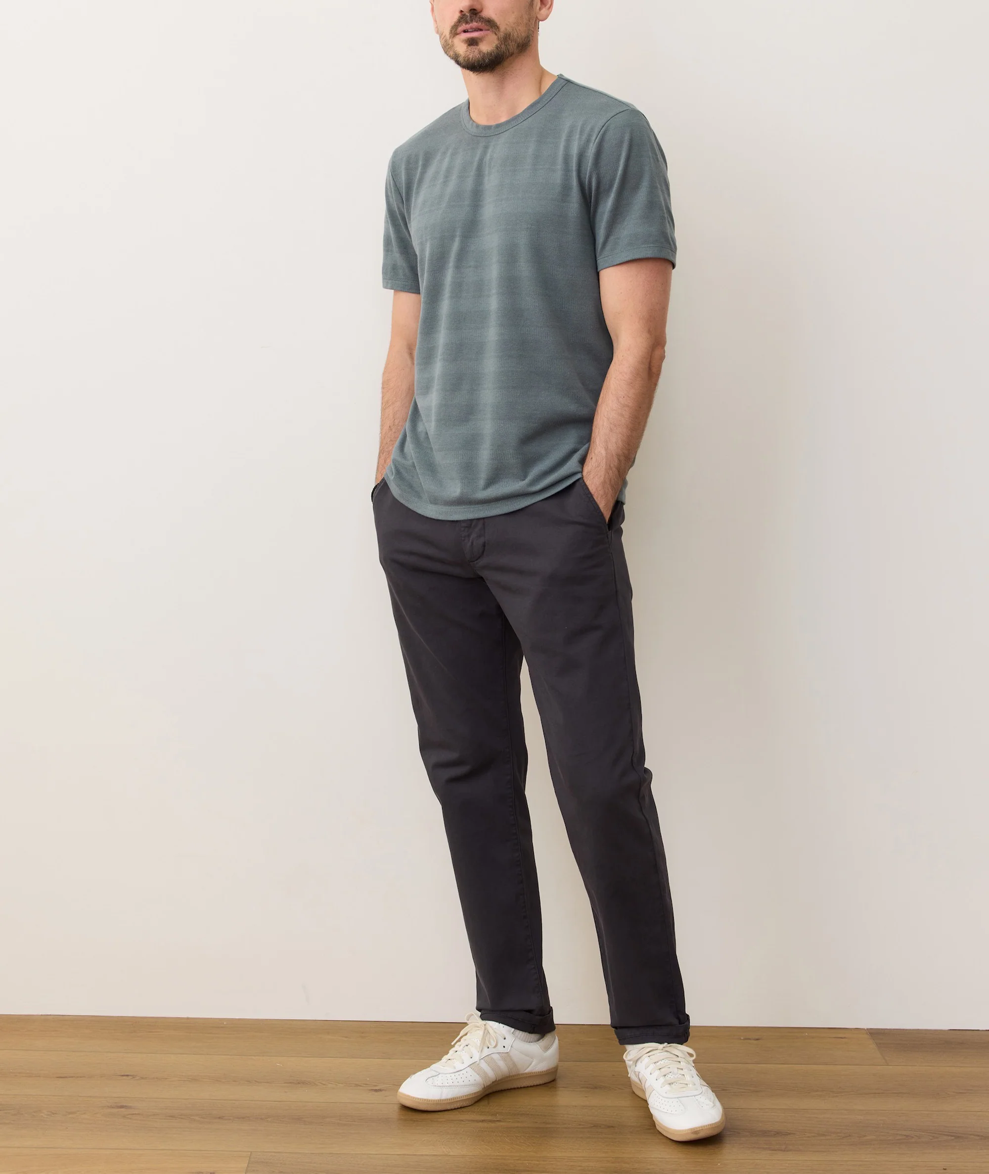 Signature Jacquard Crew Tee - Image 4