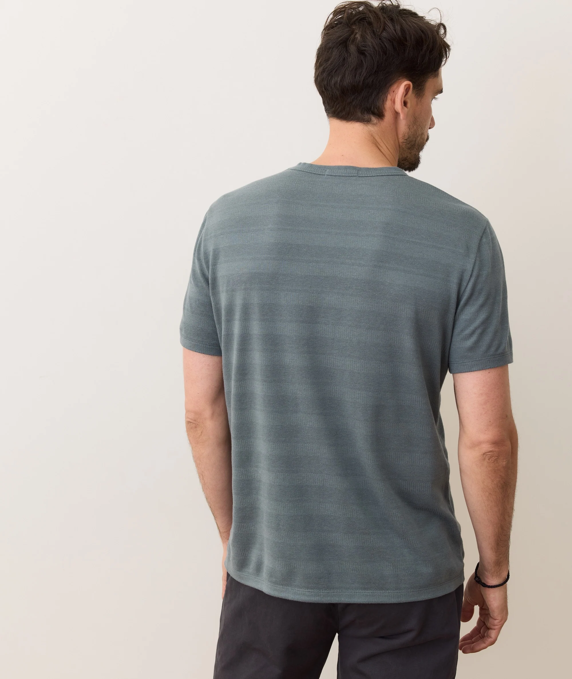 Signature Jacquard Crew Tee - Image 6