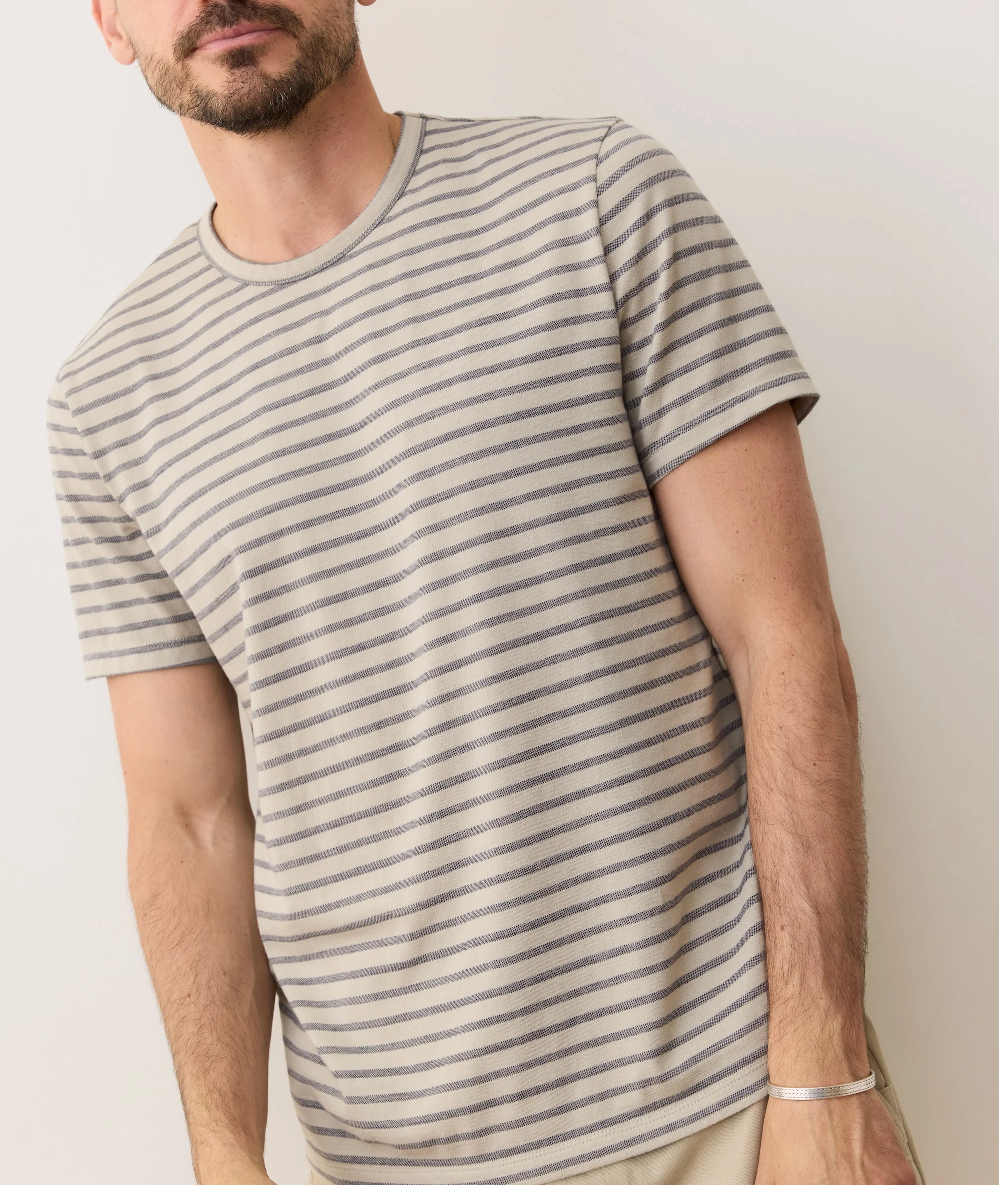 Signature Jacquard Crew Tee - Image 2
