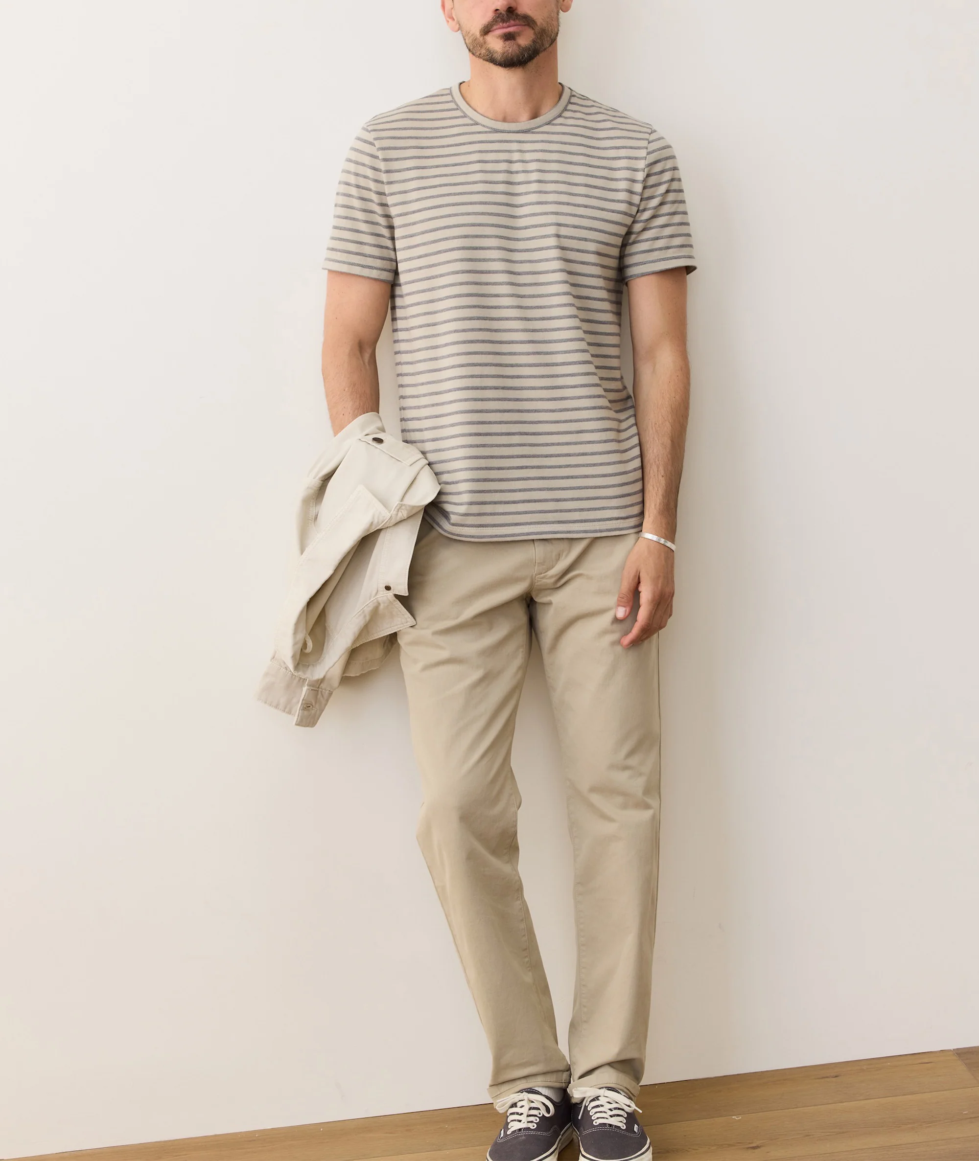 Signature Jacquard Crew Tee - Image 7
