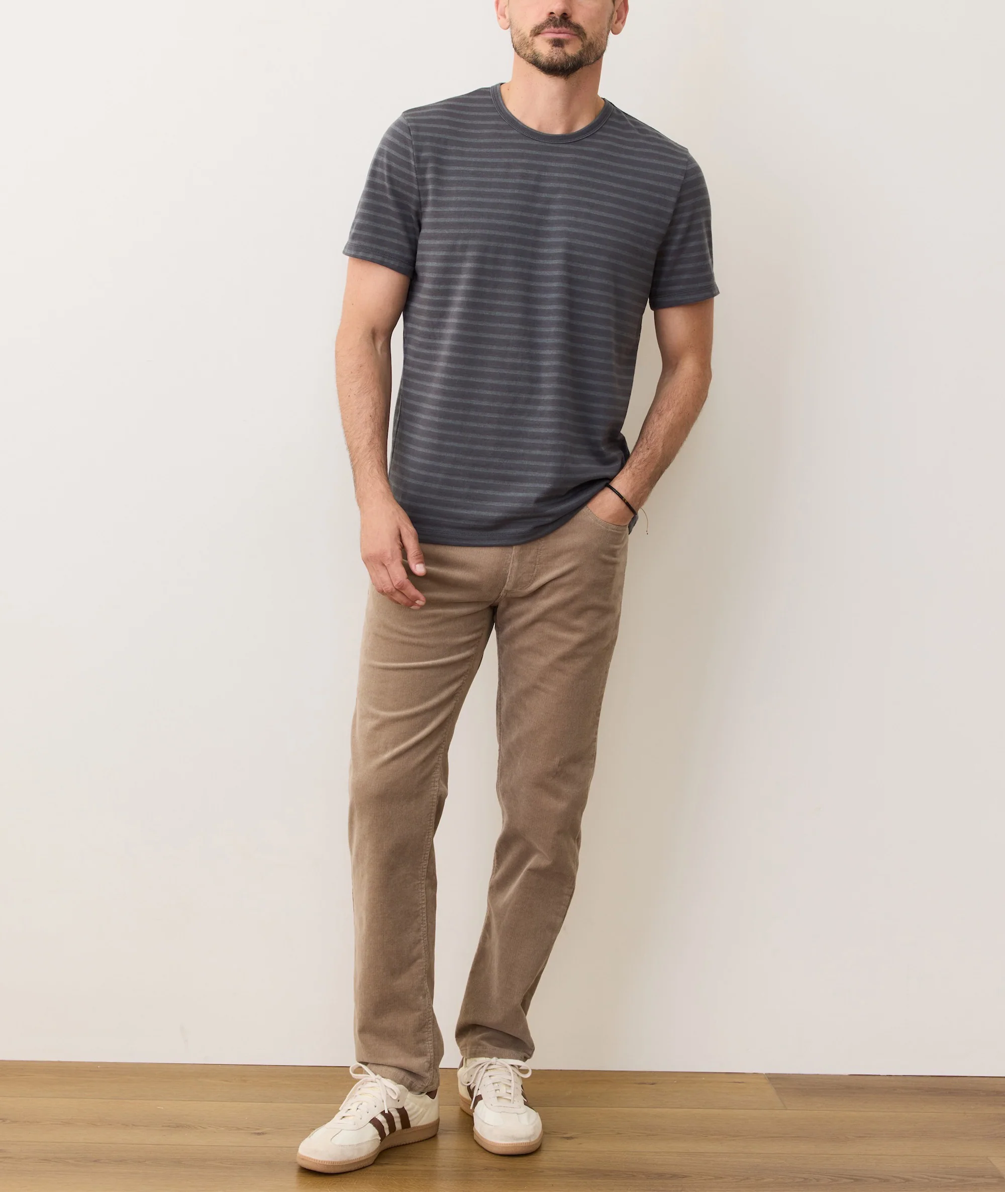Signature Jacquard Crew Tee - Image 4