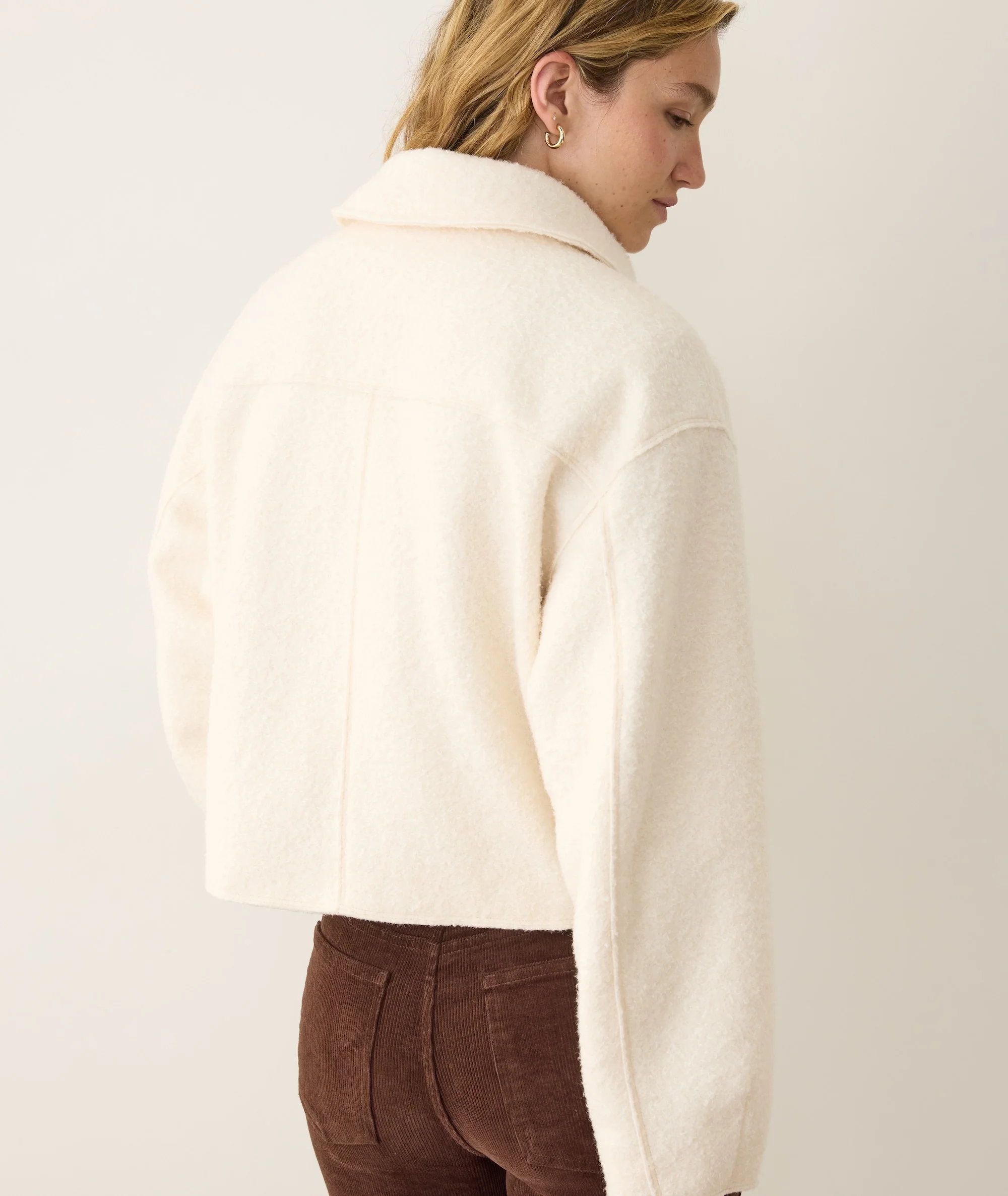 Sloane Boucle Crop Jacket - Image 3