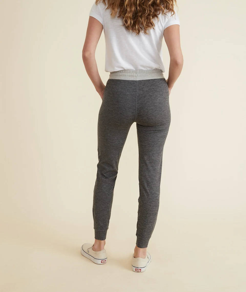 Women's Sport Jogger in Heather Grey - Image 5