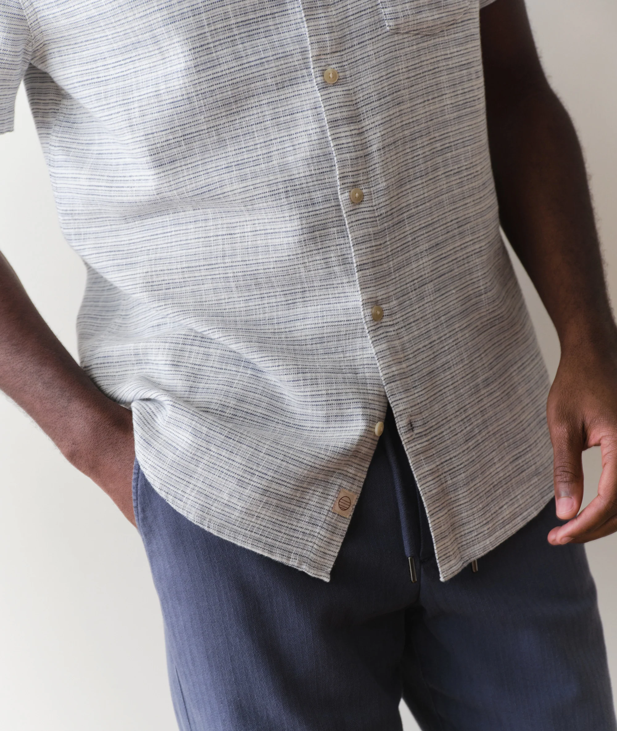 Stretch Selvage Short Sleeve Shirt - Image 4