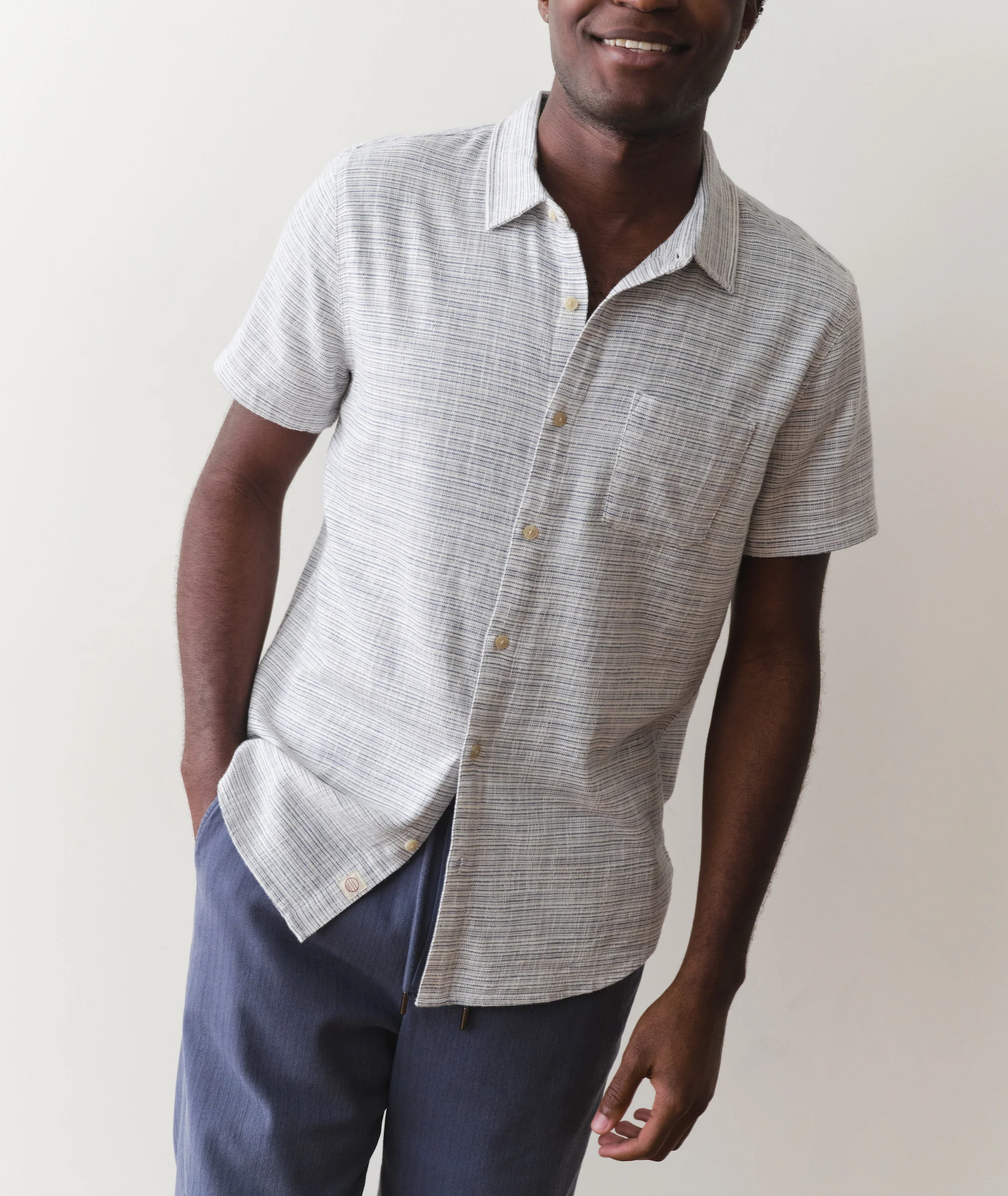 Stretch Selvage Short Sleeve Shirt - Image 5