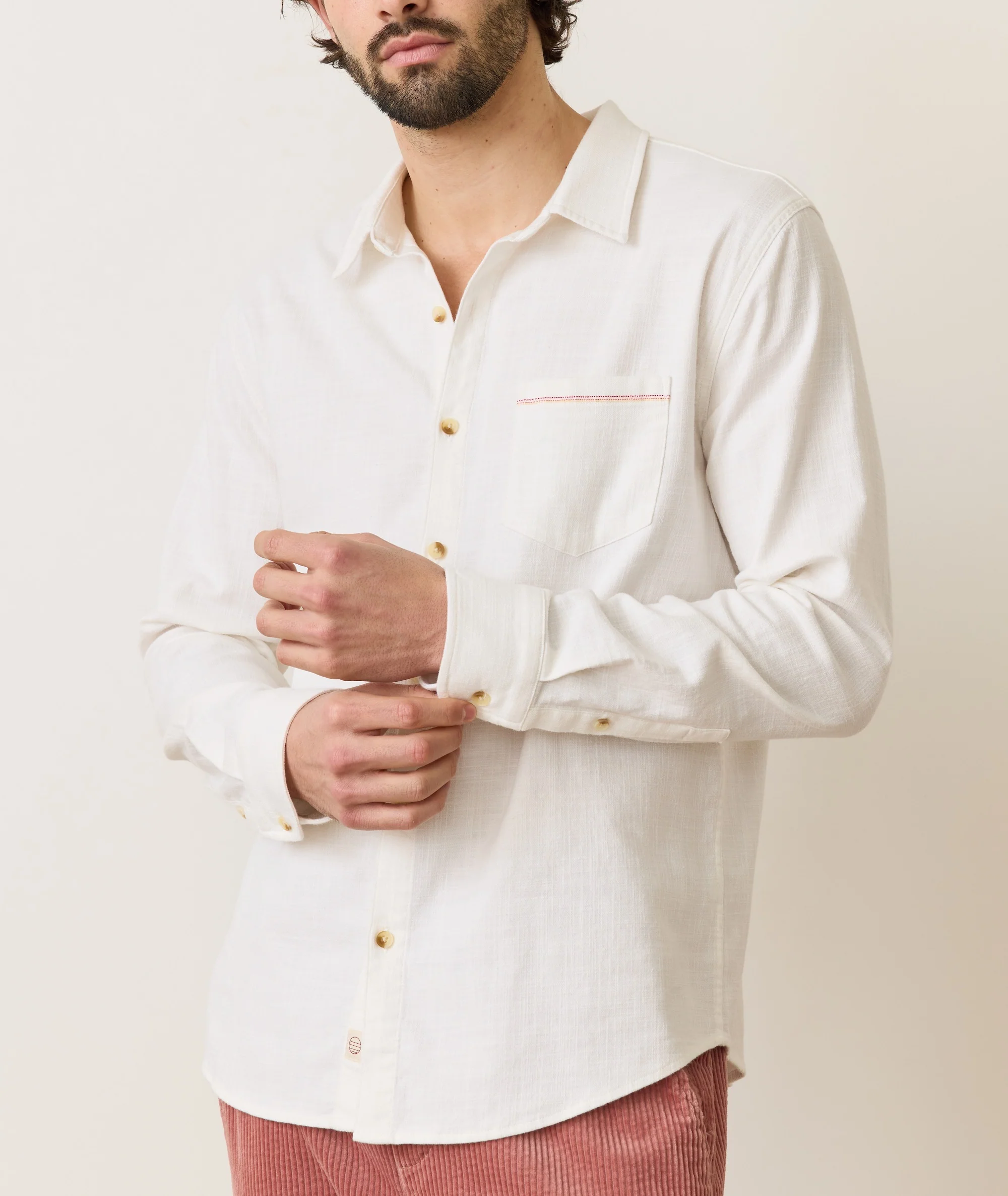 Stretch Selvage Long Sleeve Shirt - Image 5